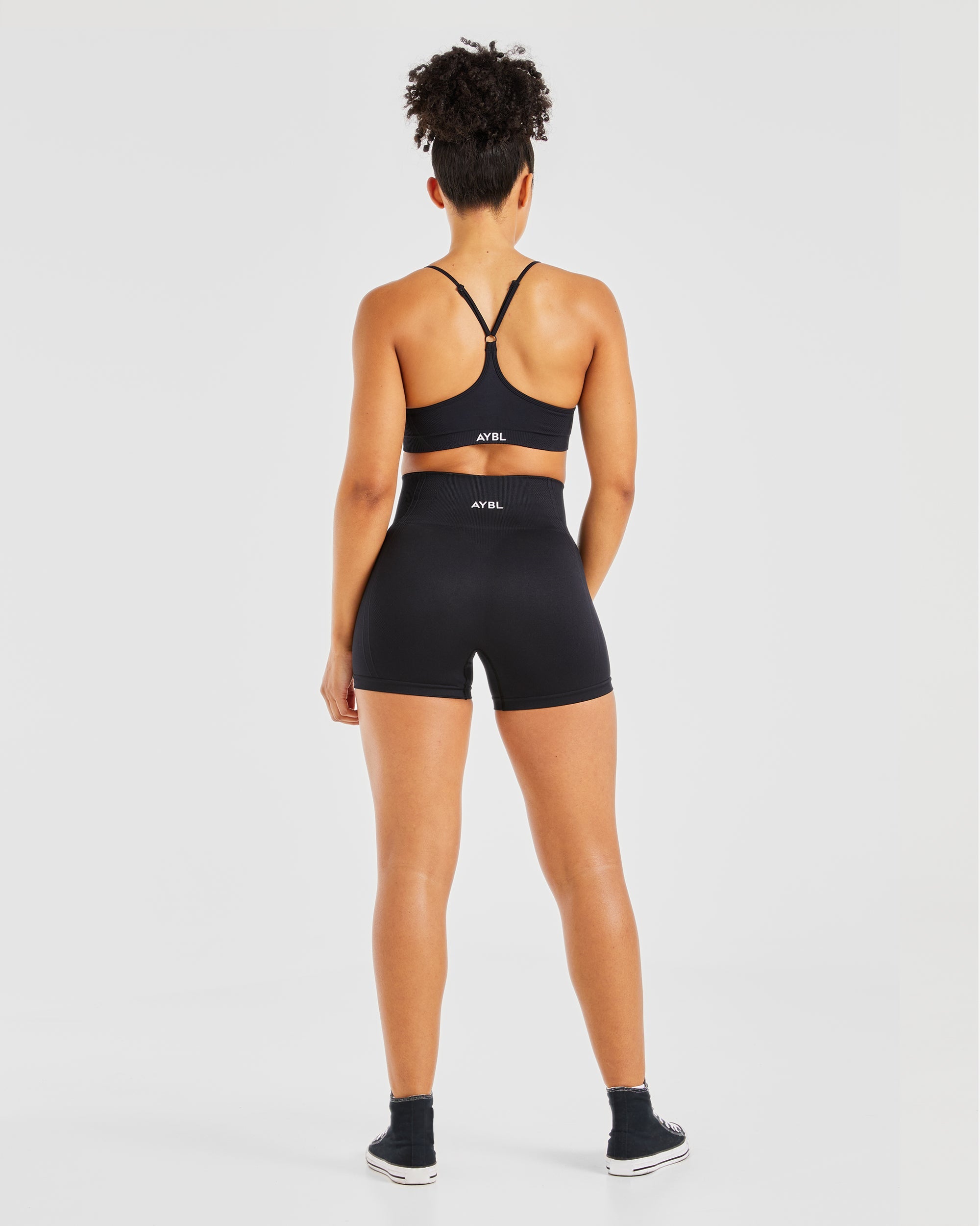 Balance V3 Seamless Strappy Sports Bra - Black