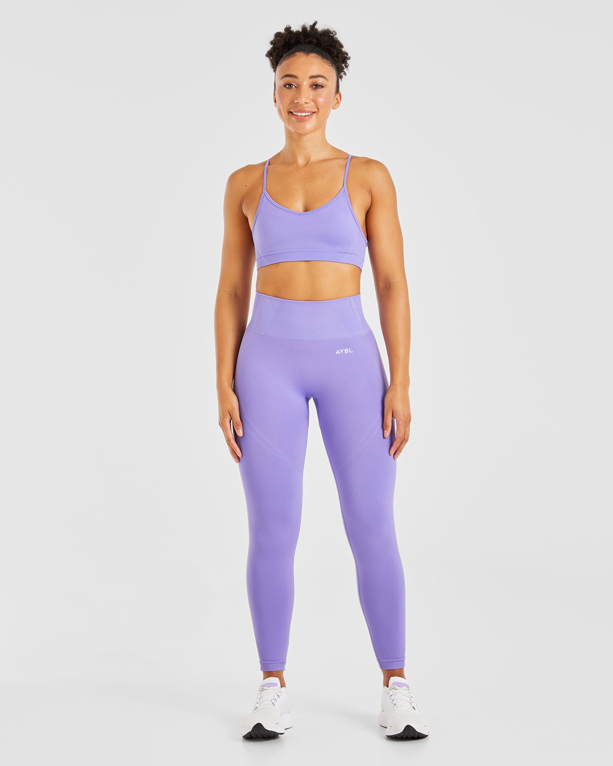 Balance V3 Seamless Strappy Sports Bra - Lavender Purple