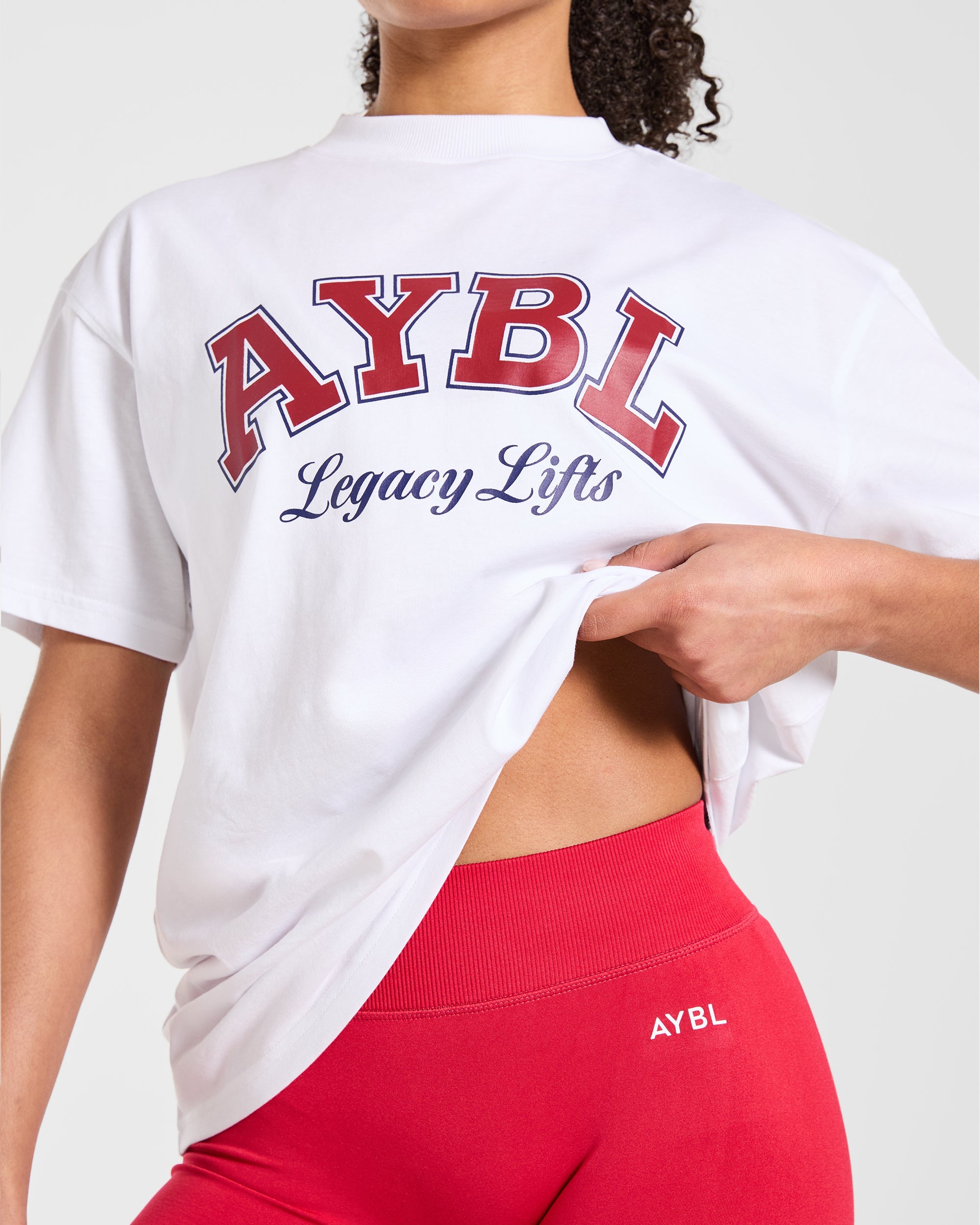 Legacy Lifts Oversized T Shirt - White