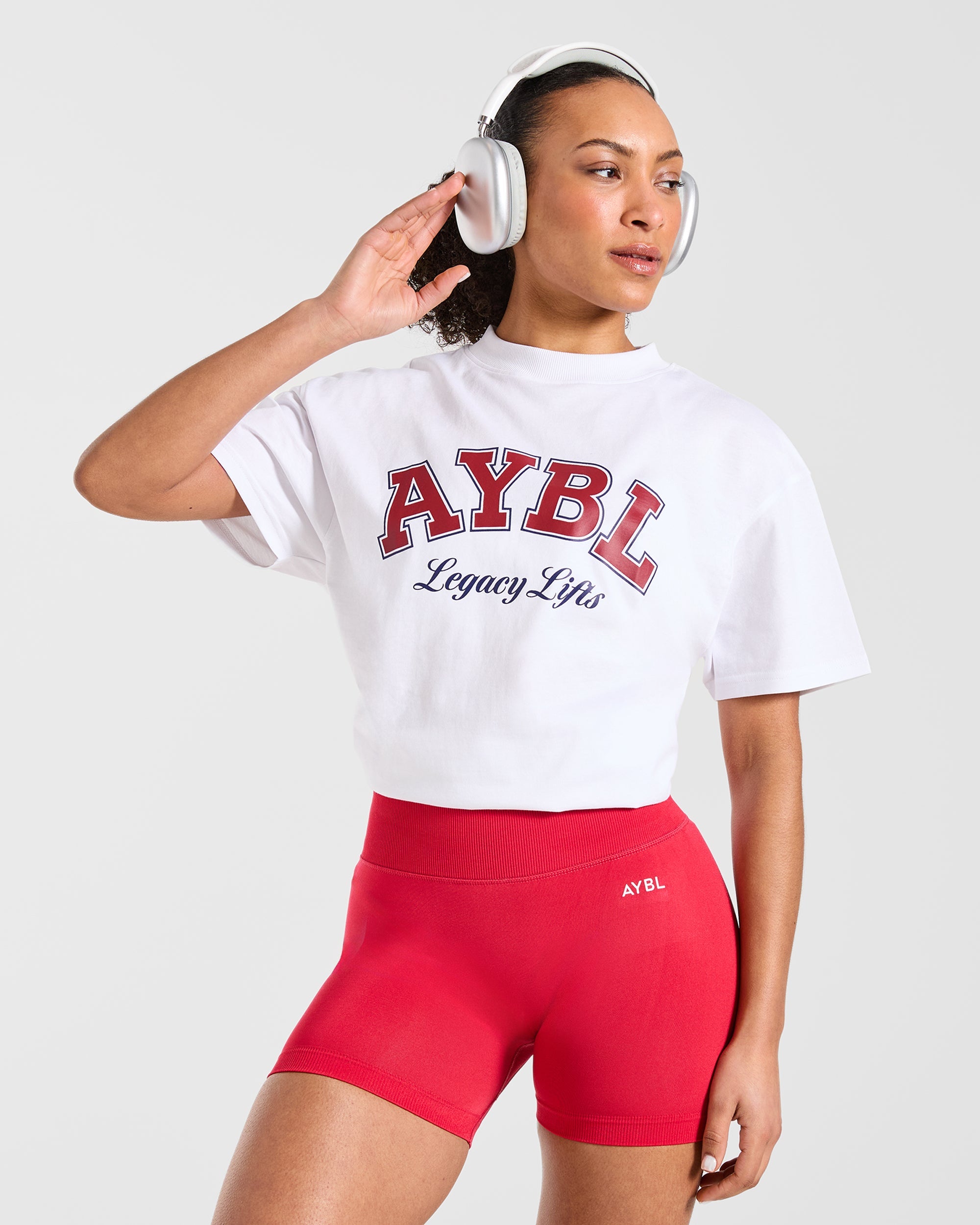 Legacy Lifts Oversized T Shirt - White