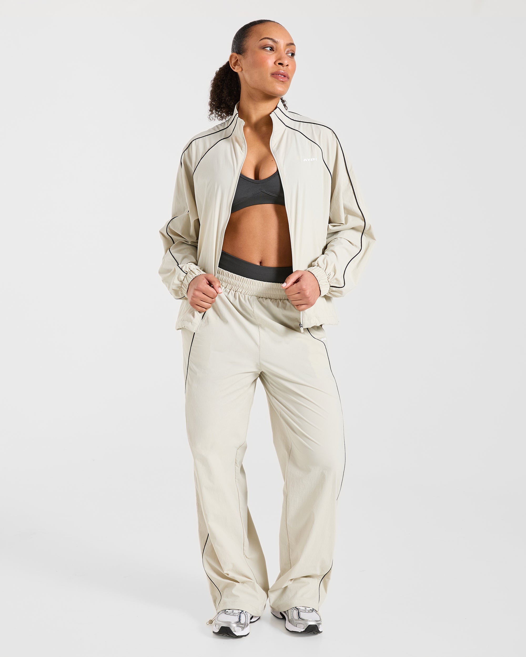 Retro Track Joggers - Off White