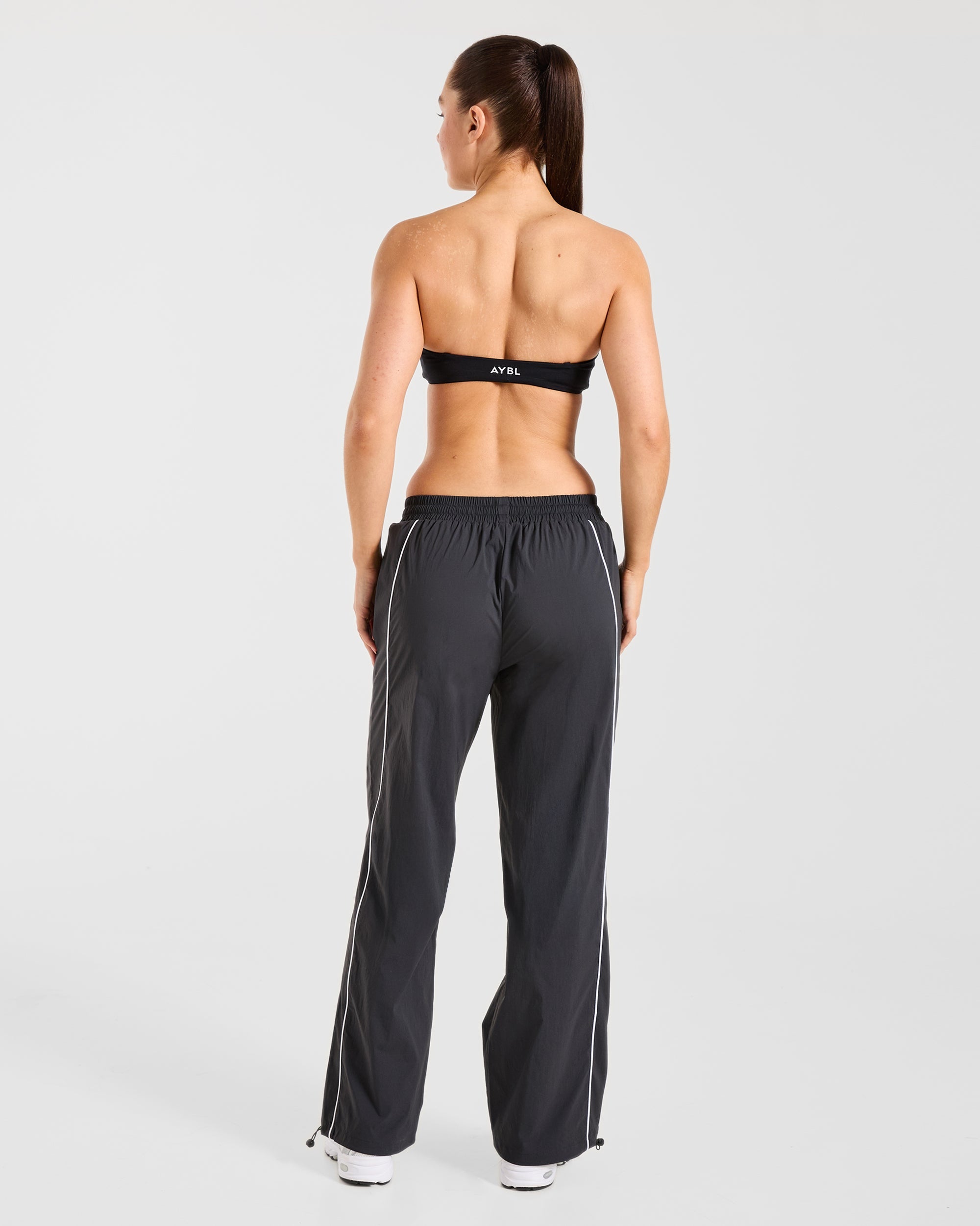 Retro Track Joggers - Black