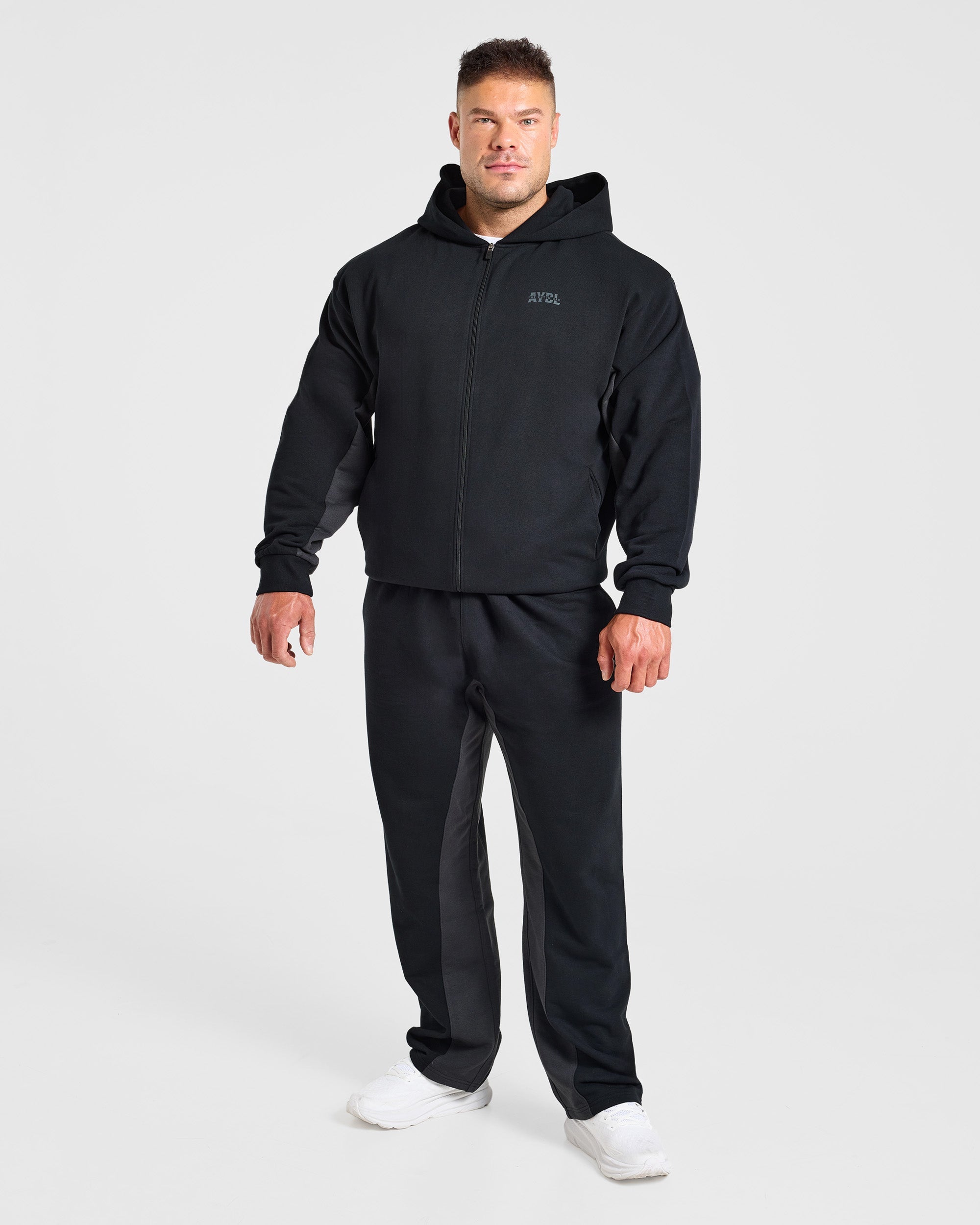 Wesley Vissers x Oversized Straight Leg Joggers - Black