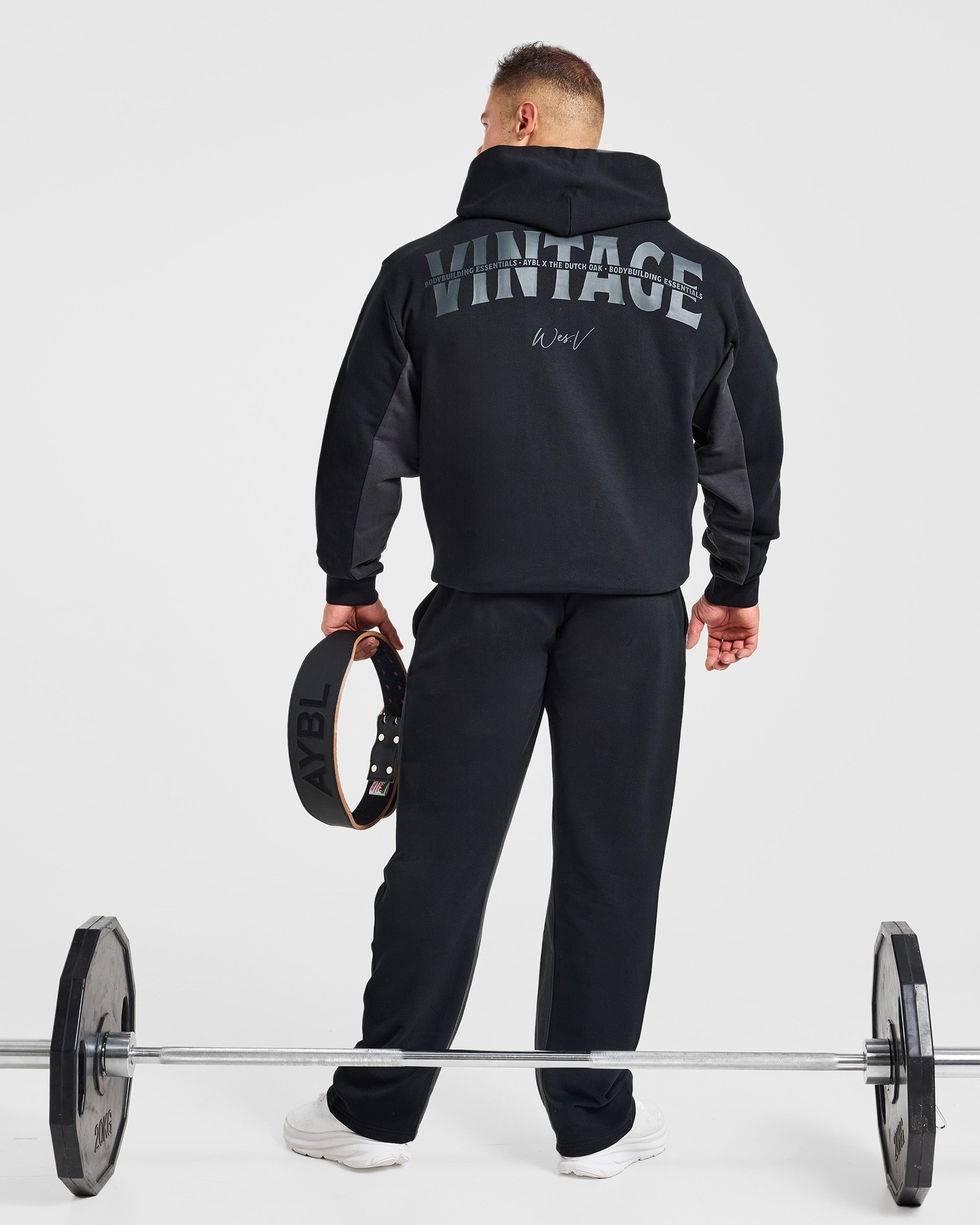 Wesley Vissers x Oversized Straight Leg Joggers - Black