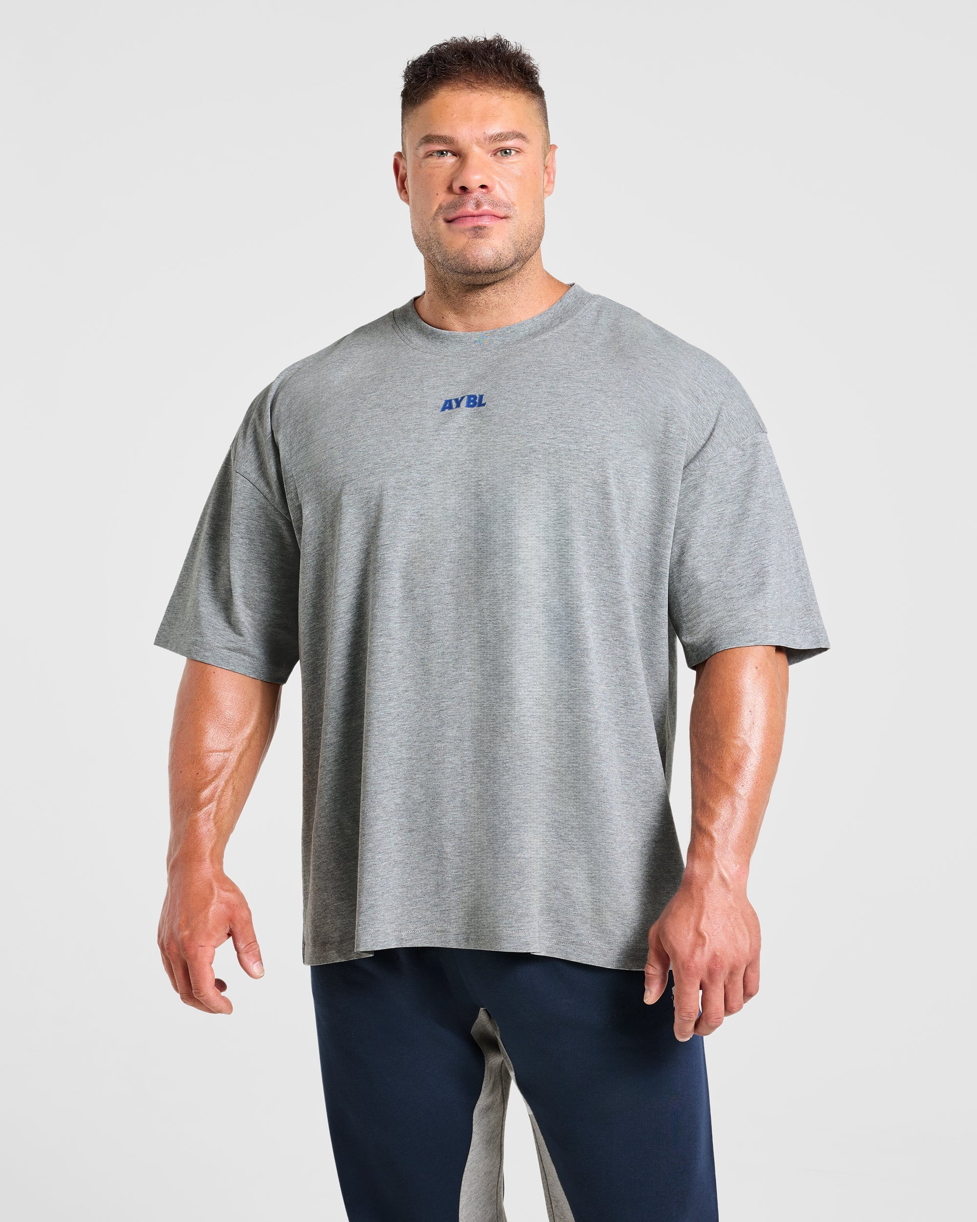 Wesley Vissers x AYBL Dutch Oak Oversized T Shirt - Mid Marl Grey