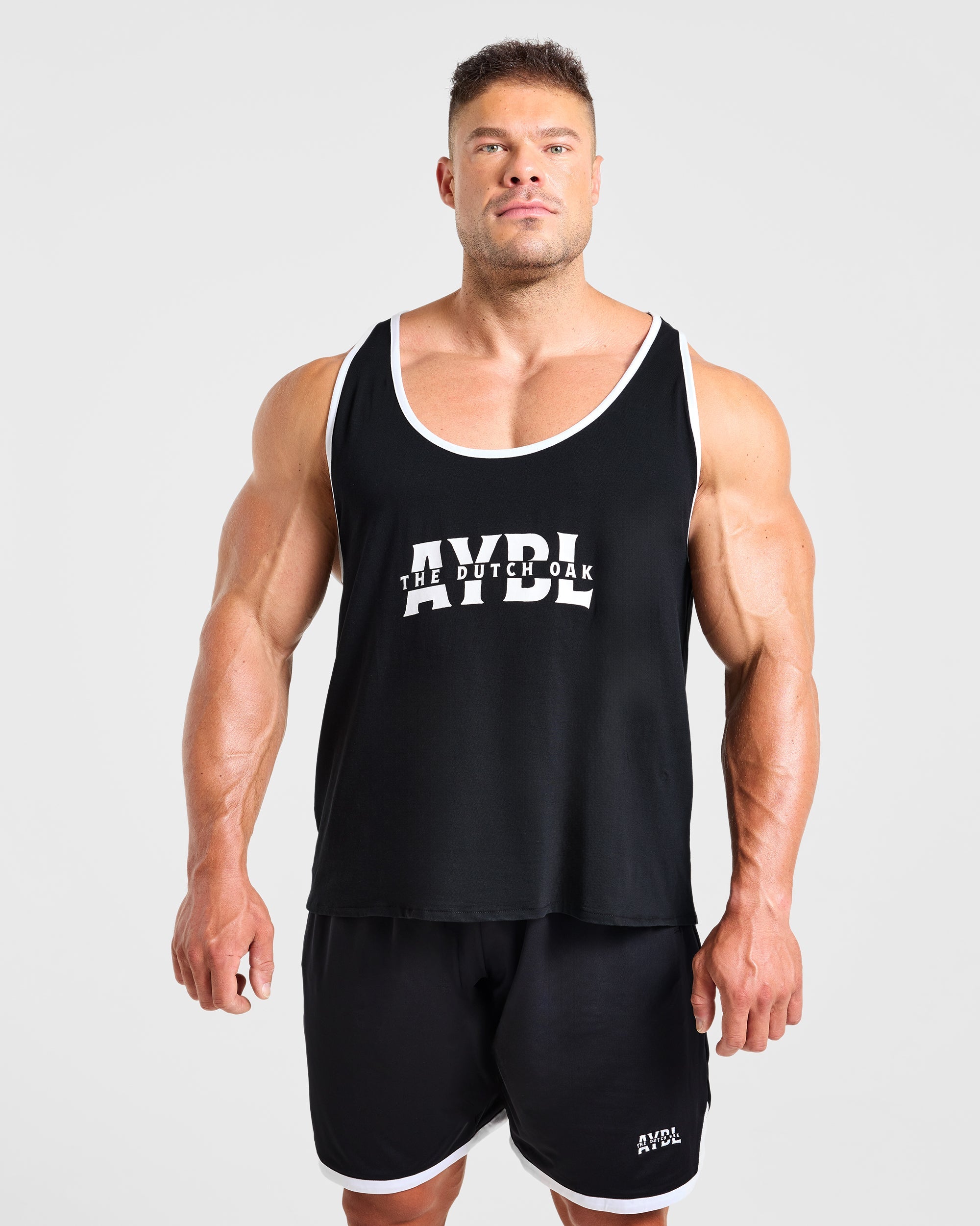 Wesley Vissers x Contrast Tank - Black