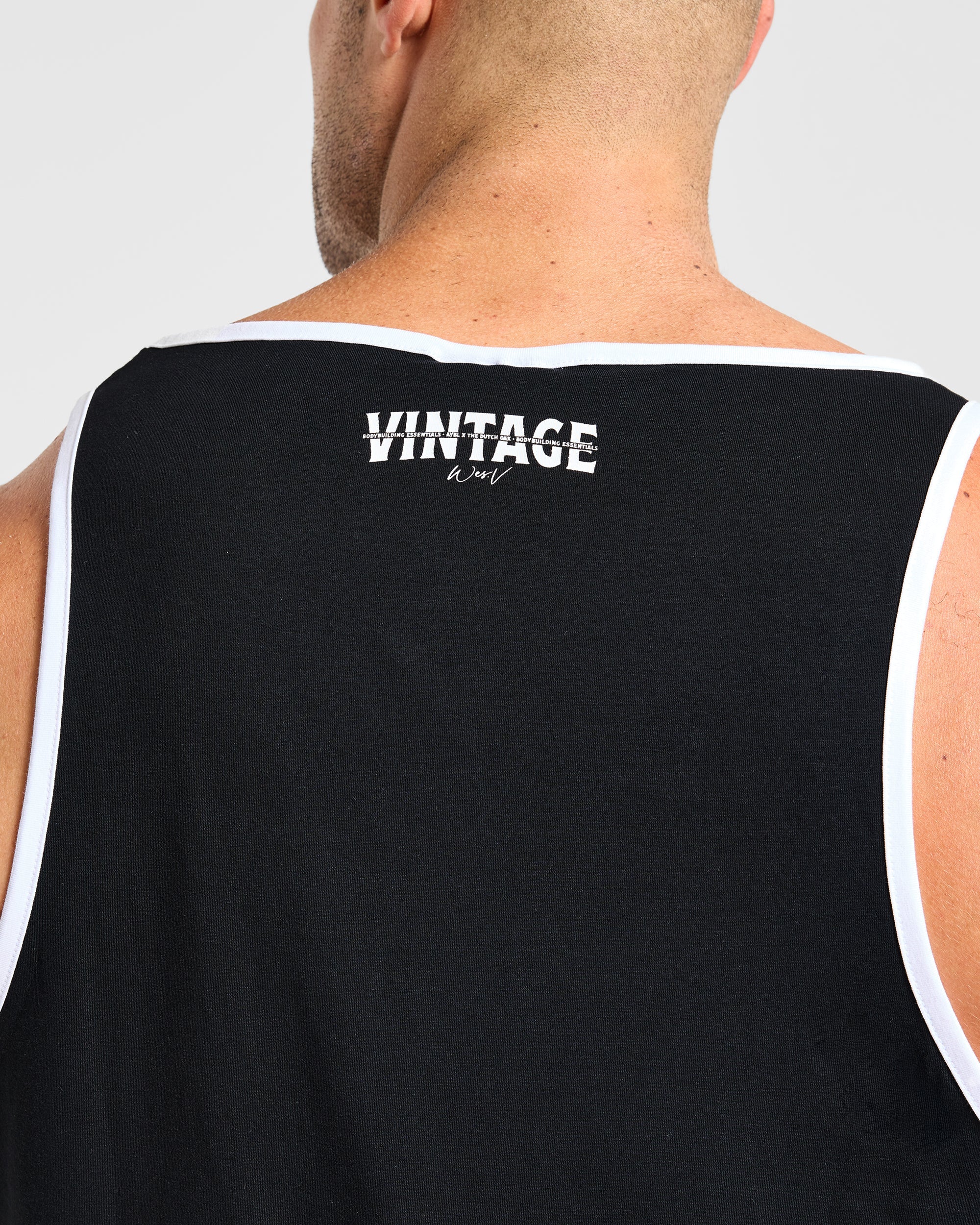 Wesley Vissers x Contrast Tank - Black