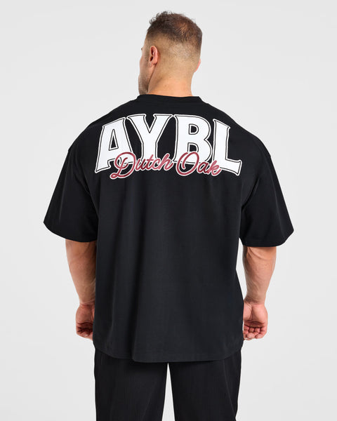 Wesley Vissers x AYBL Dutch Oak Oversized T Shirt - Black