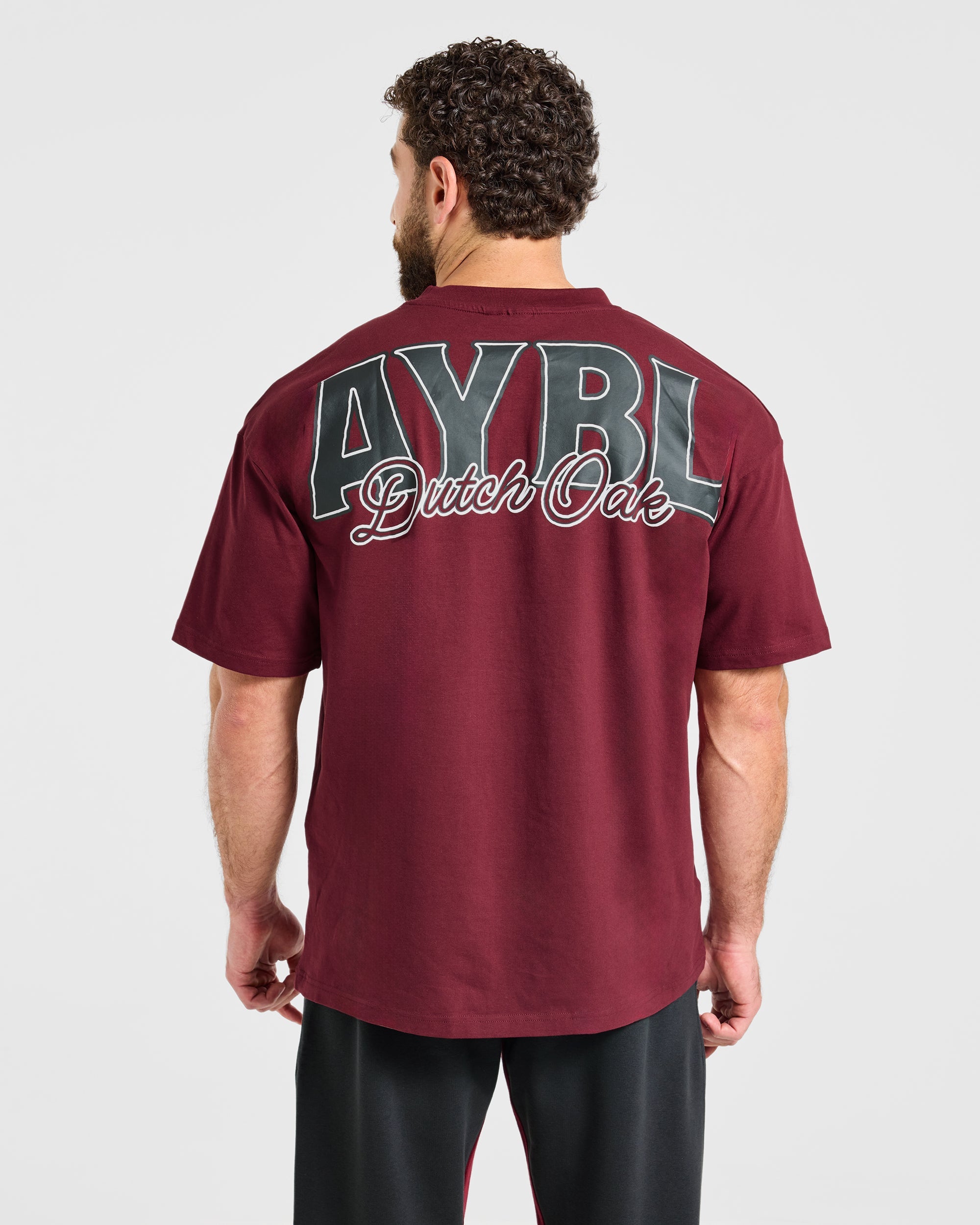 Will O Wisp BIGTシャツ Wesley Vissers x AYBL Dutch Oak Oversized T Shirt - Black