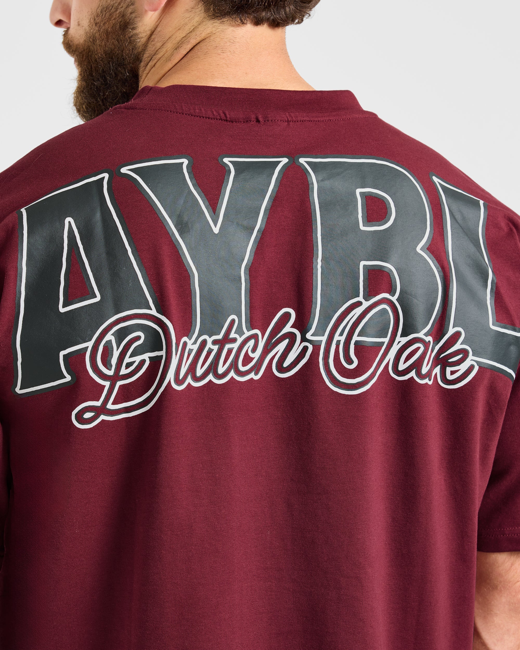 Wesley Vissers x AYBL Dutch Oak Oversized T Shirt - Port Red