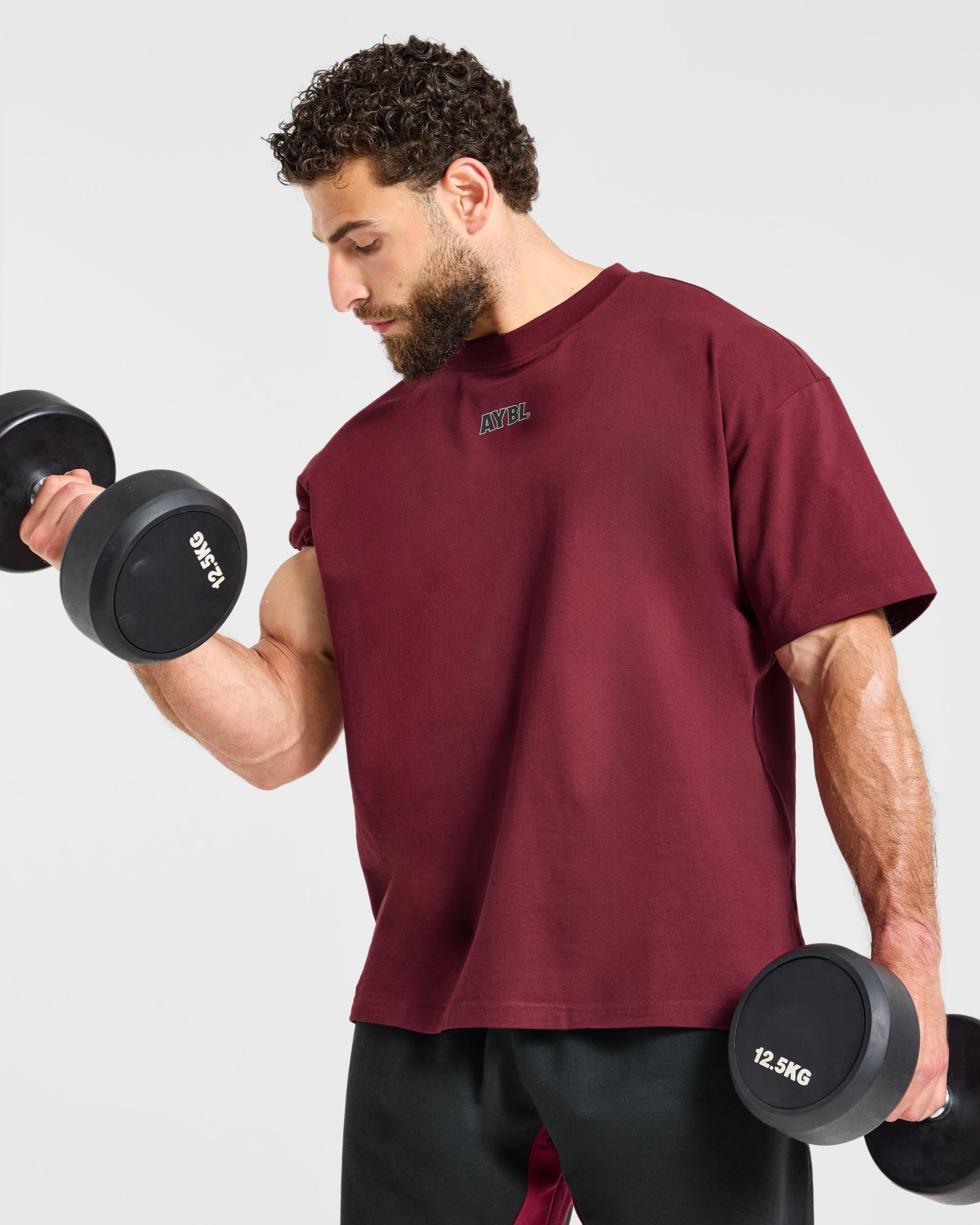 Wesley Vissers x AYBL Dutch Oak Oversized T Shirt - Port Red