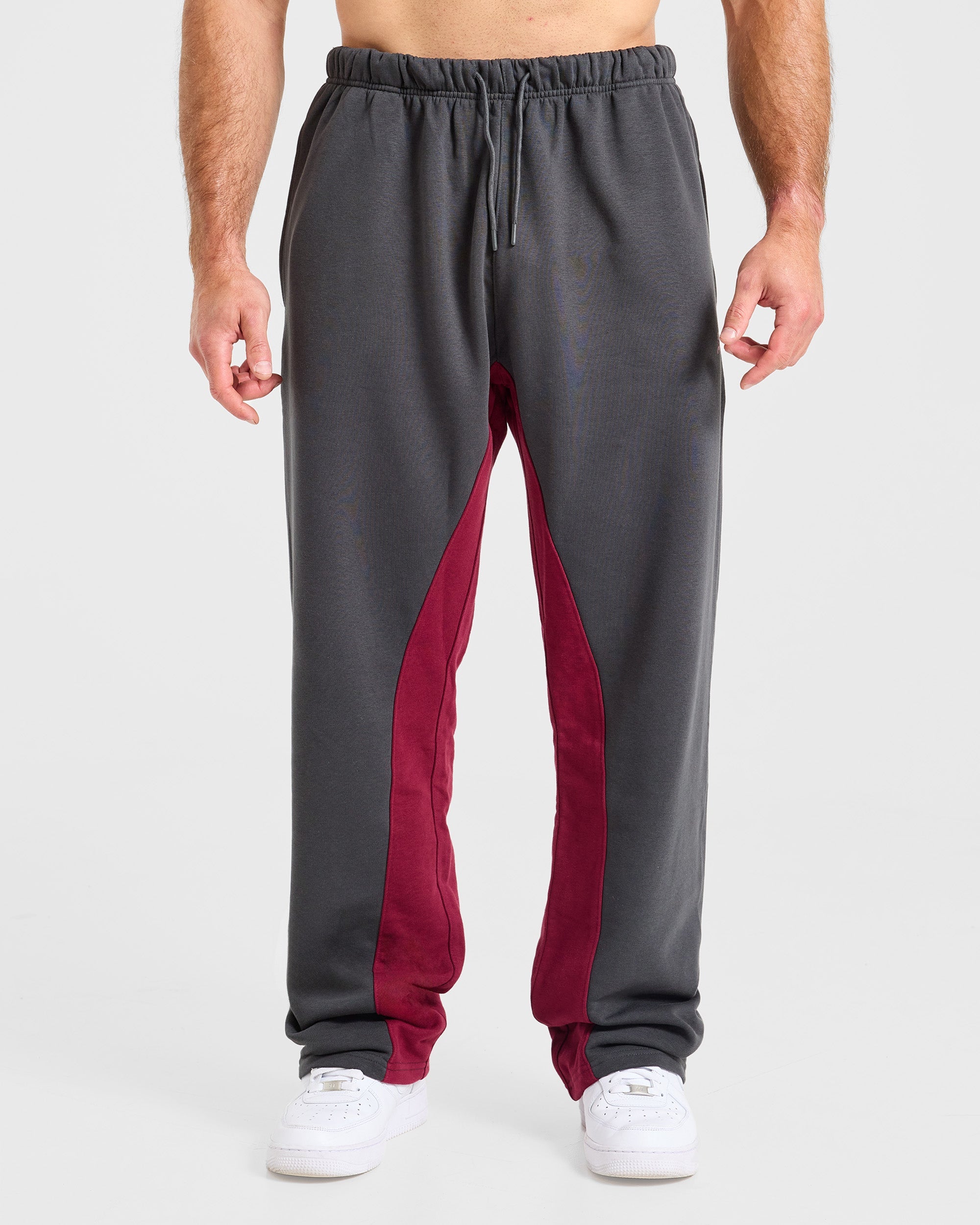 Wesley Vissers x Oversized Straight Leg Joggers - Charcoal