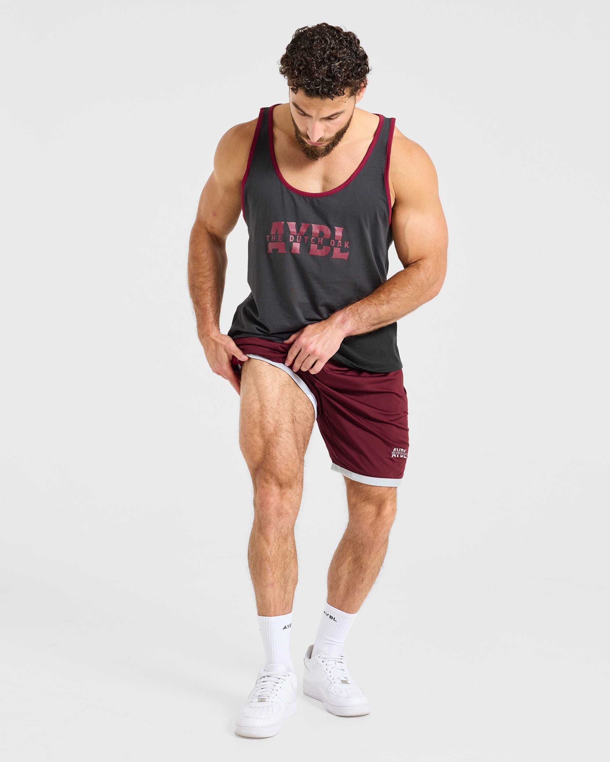 Wesley Vissers x Old School Contrast Shorts - Port Red