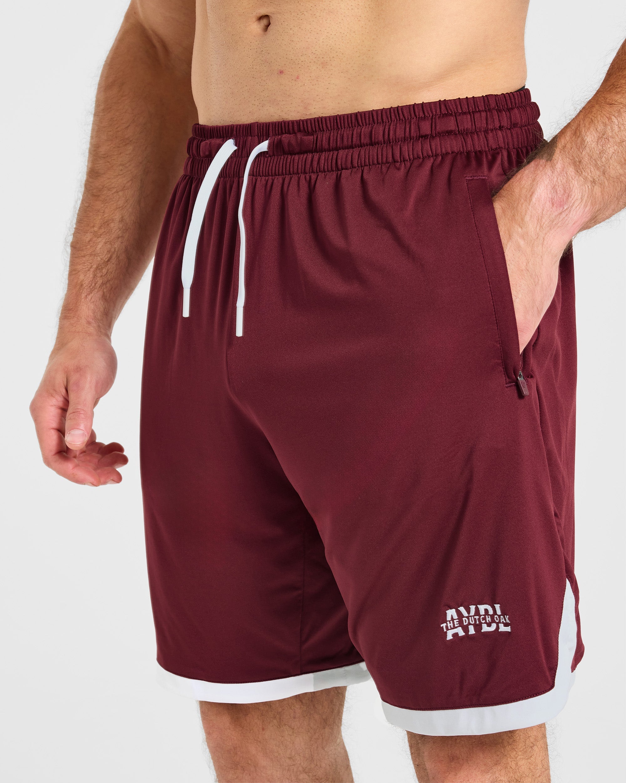 Wesley Vissers x Old School Contrast Shorts - Port Red