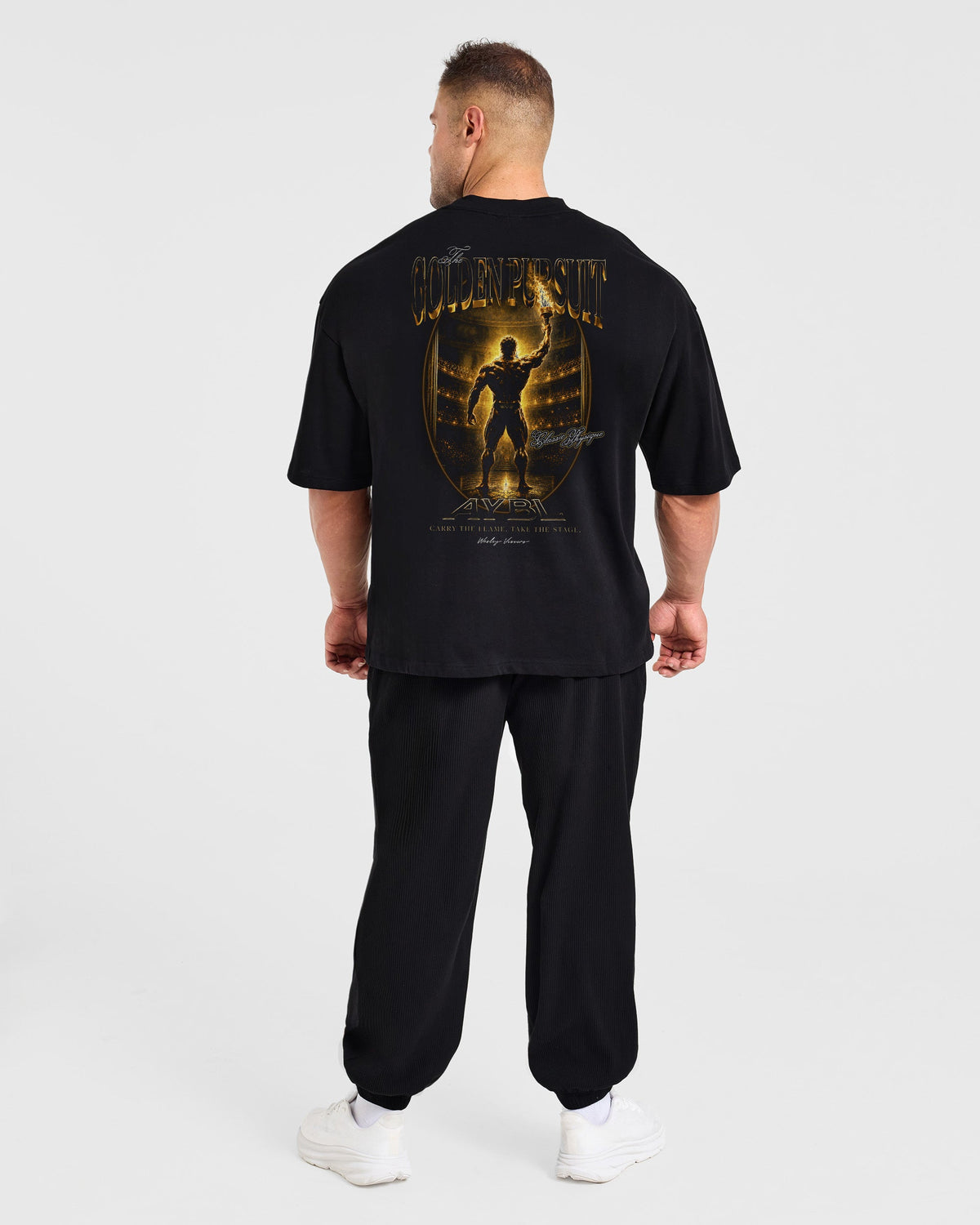 Wesley Vissers x Golden Pursuit Oversized T Shirt - Black