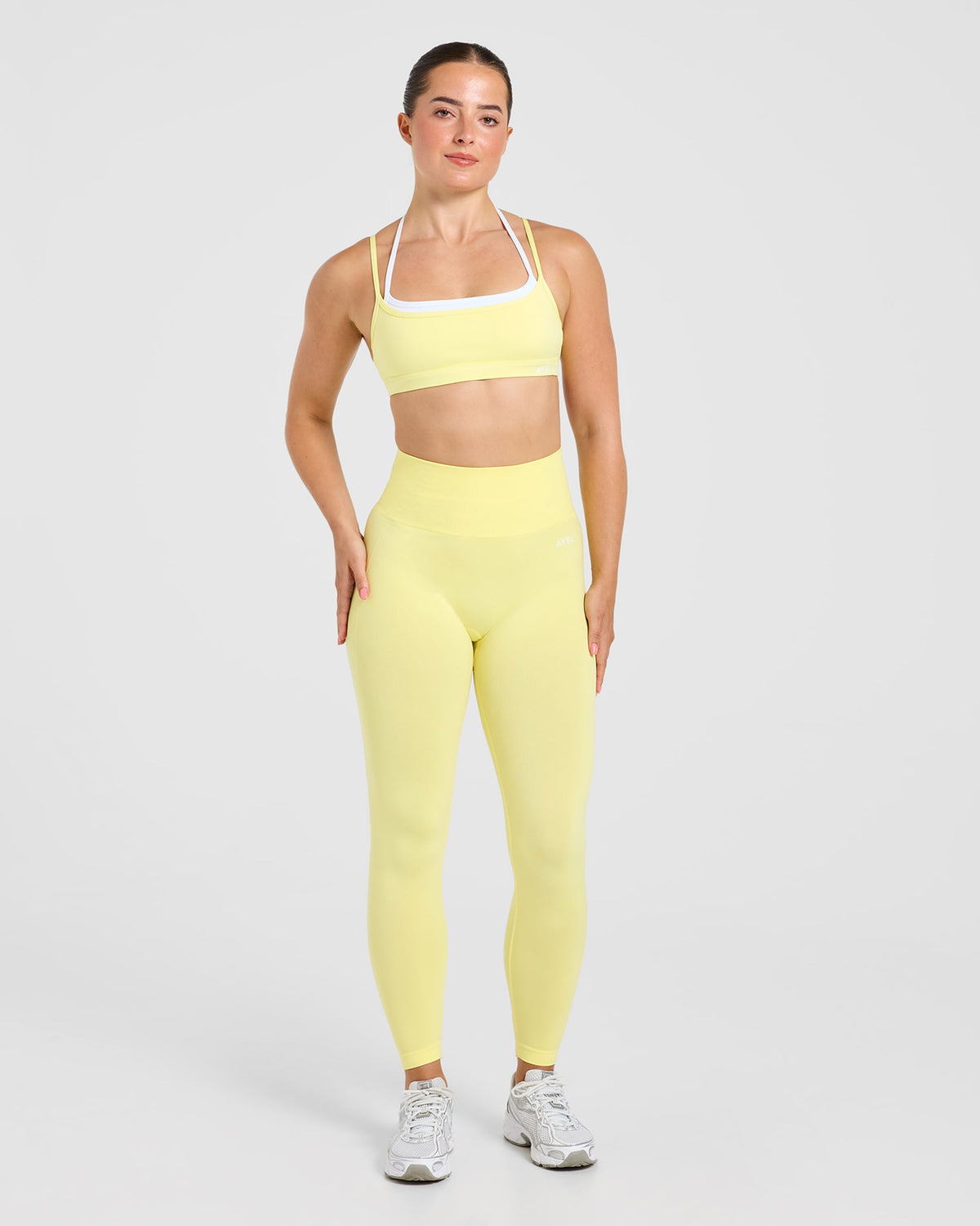 Essential Double Layer Sports Bra - Yellow