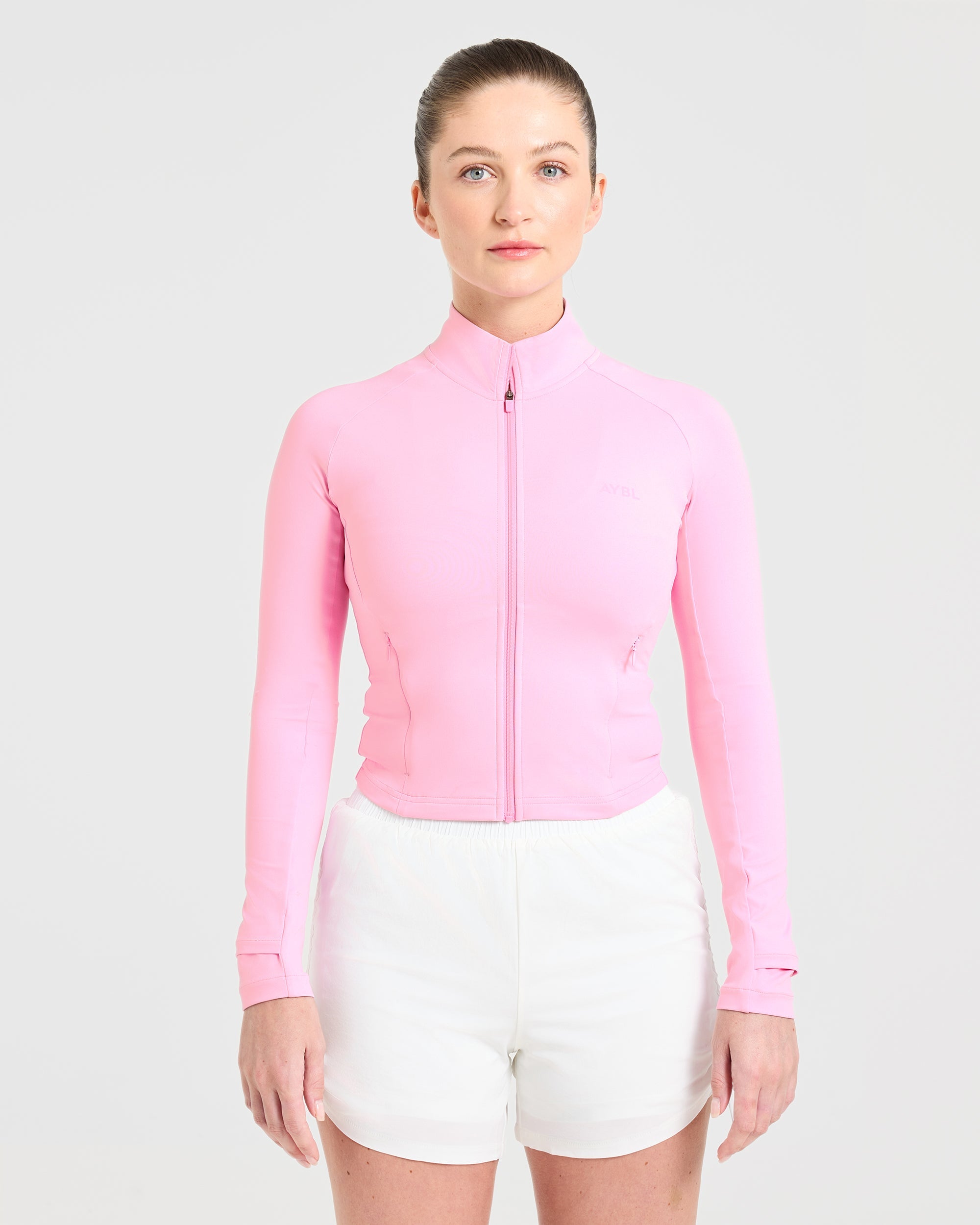 Run Zip Jacket - Spring Pink