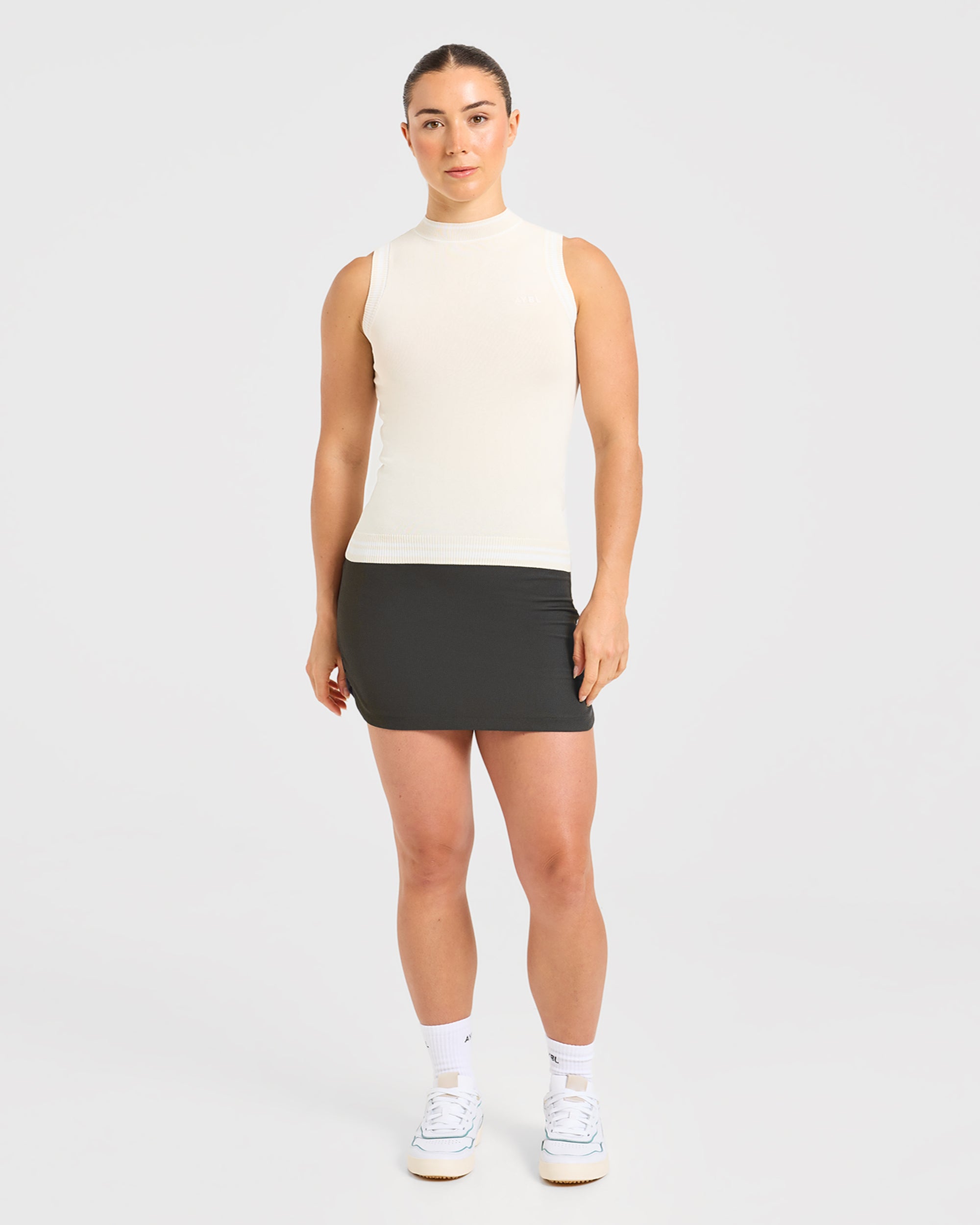 Classic Skort - Charcoal