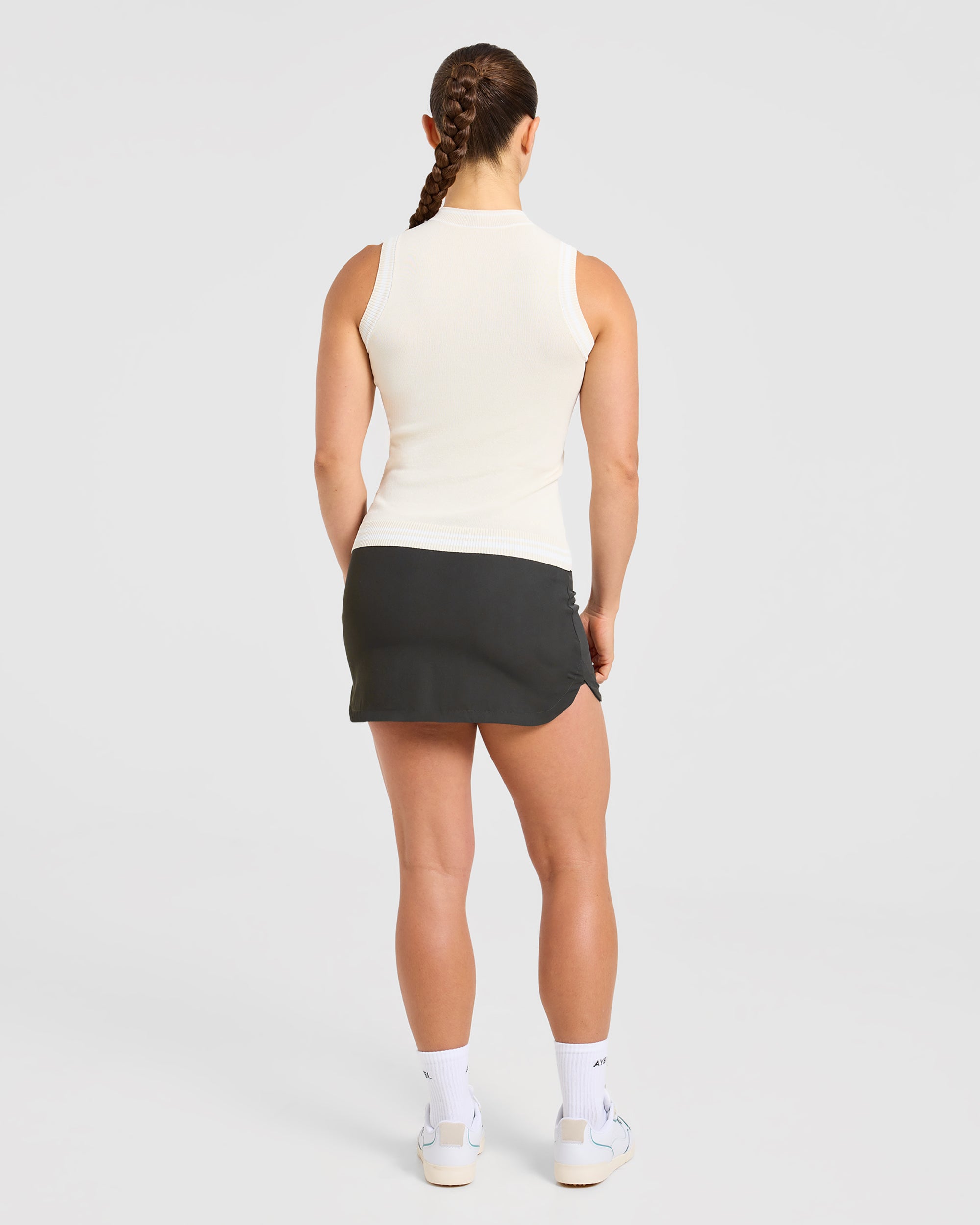 Classic Skort - Charcoal