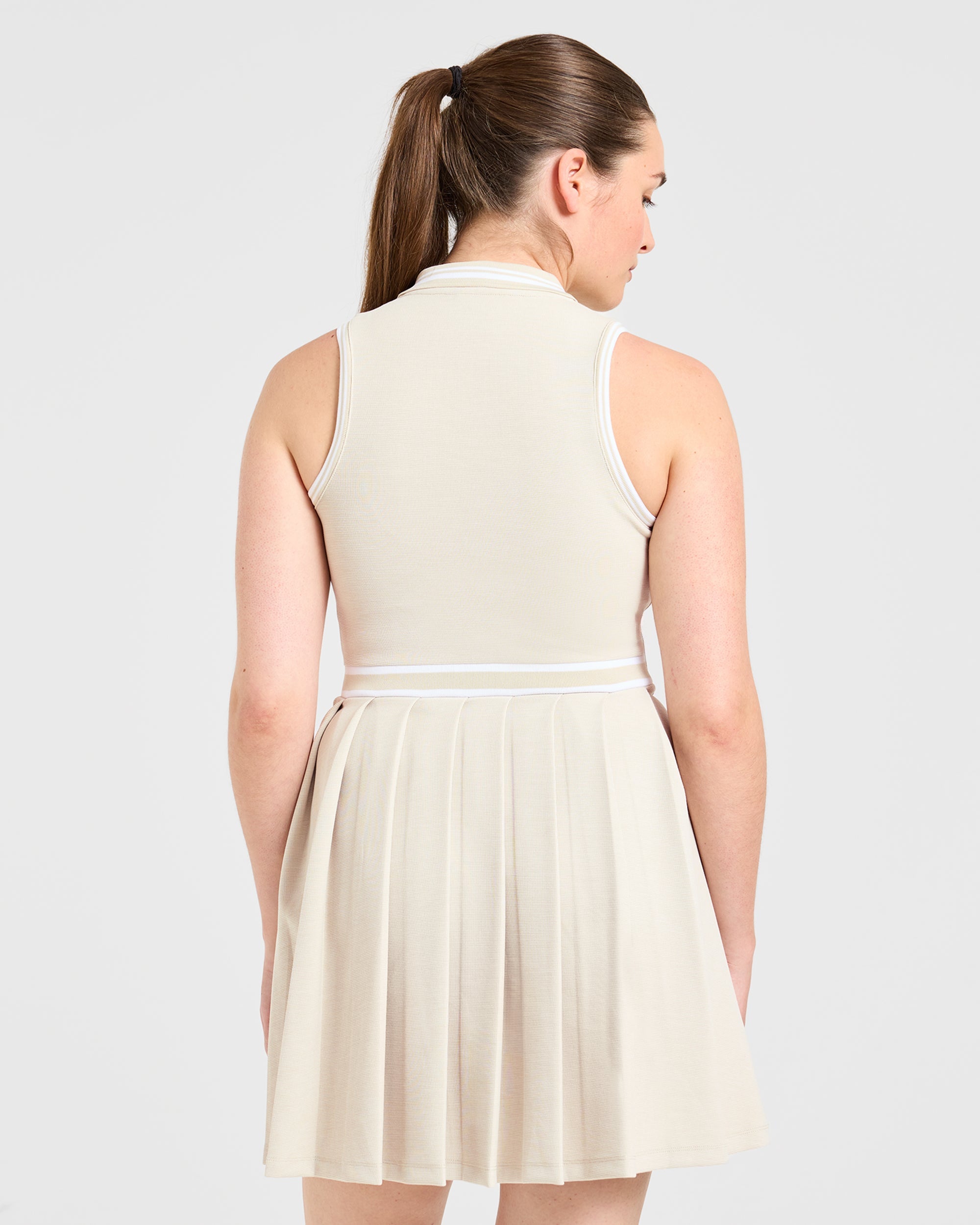 adidas pleated dress adidas Ribbon Pleated Mini Dress