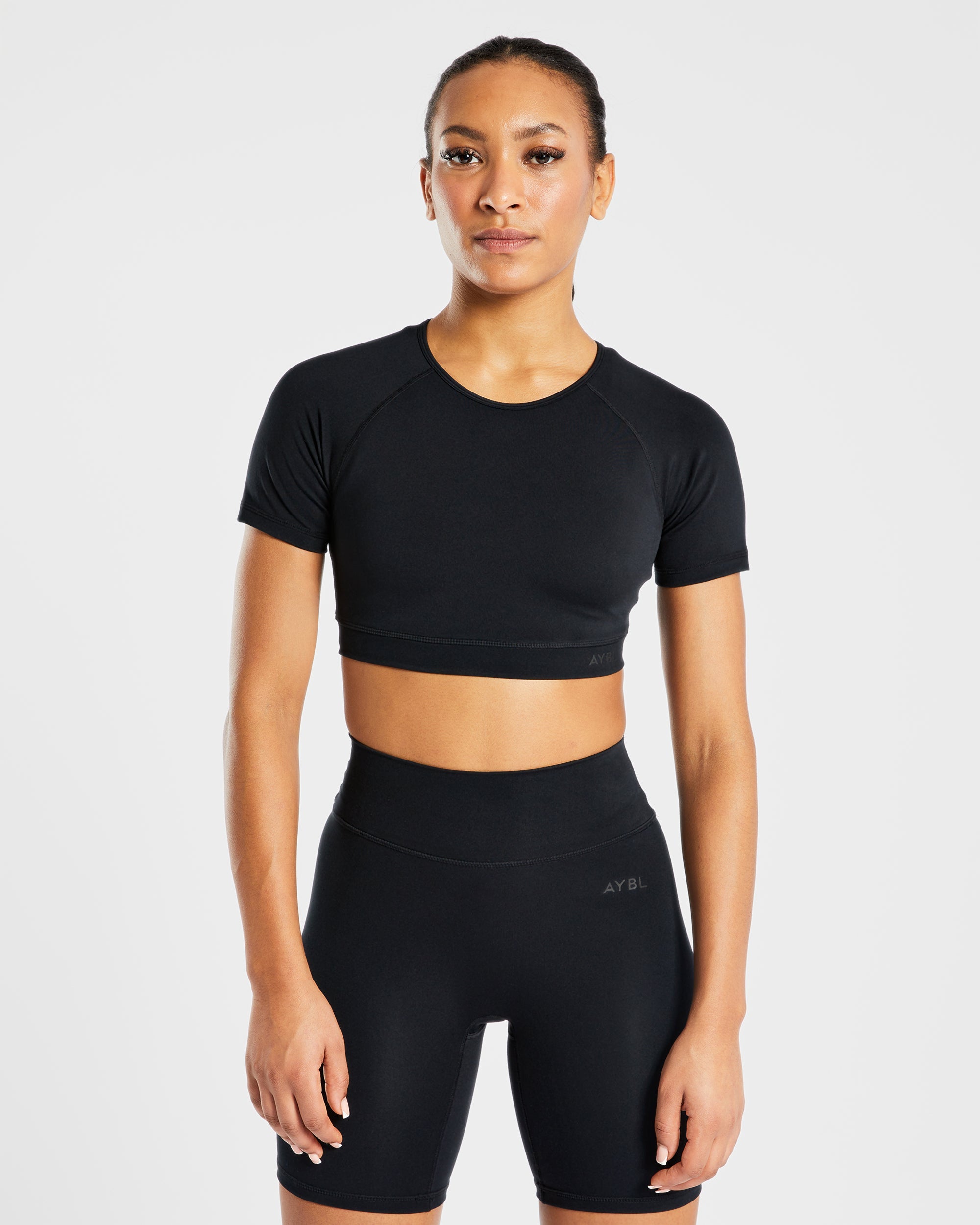 Staple Crop Top - Black