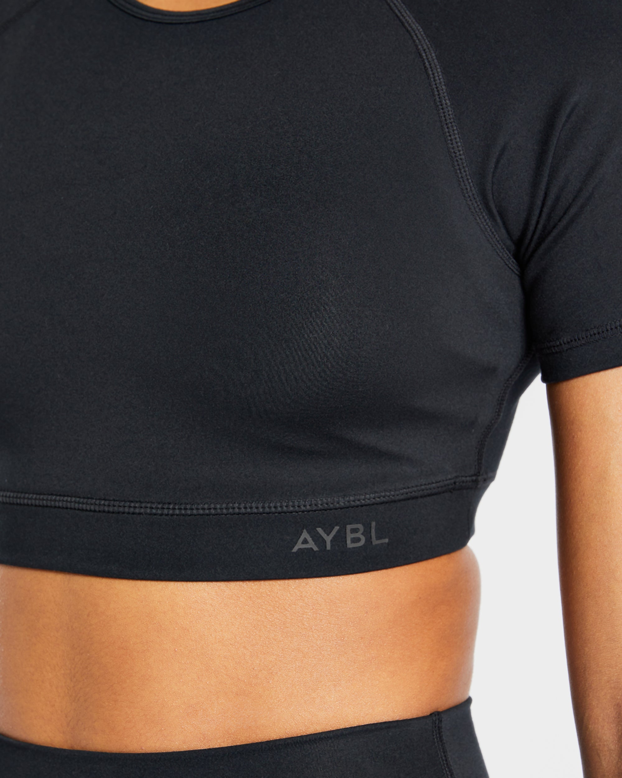 Staple Crop Top - Black