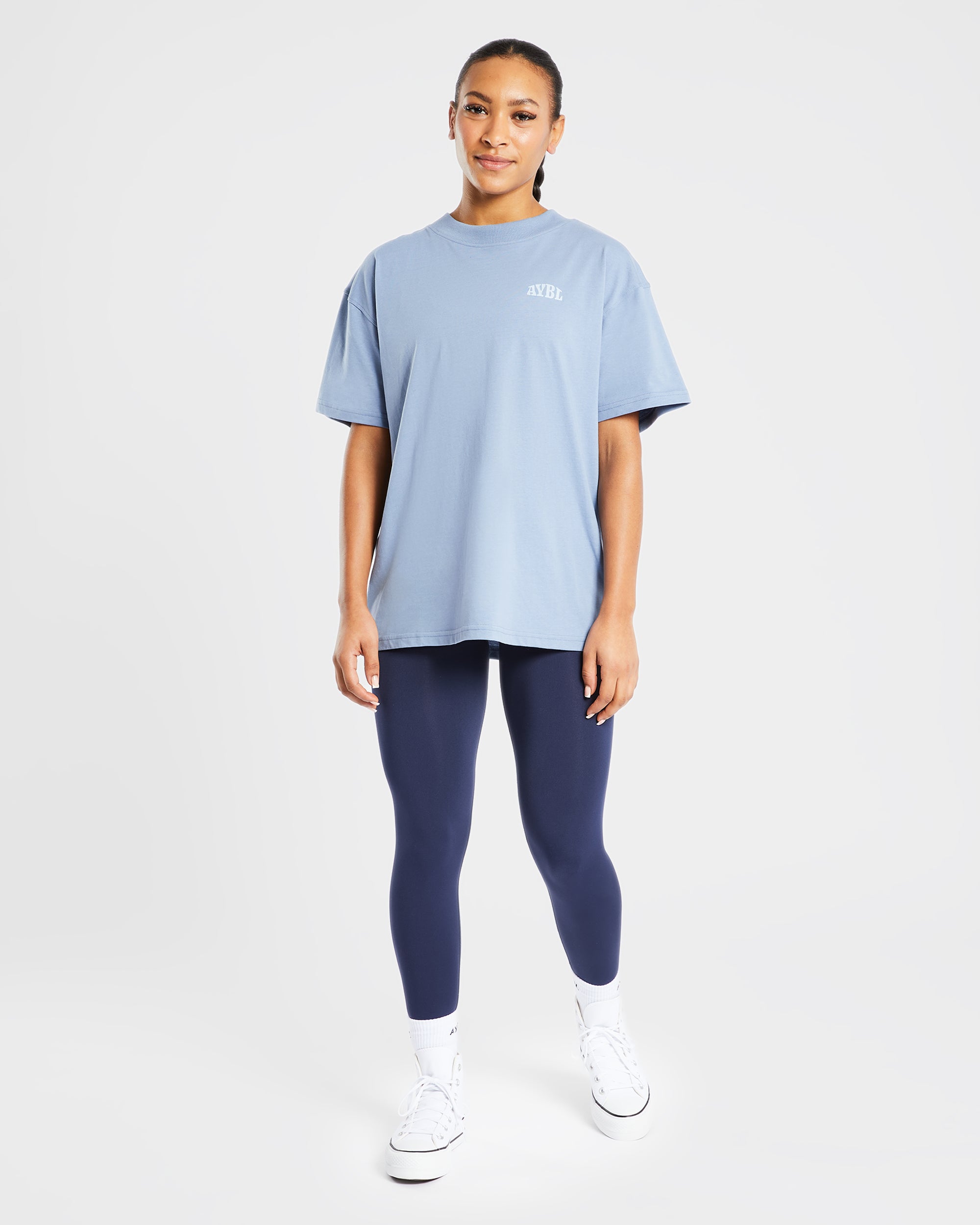 Mind Over Matter Oversized T Shirt - Blue