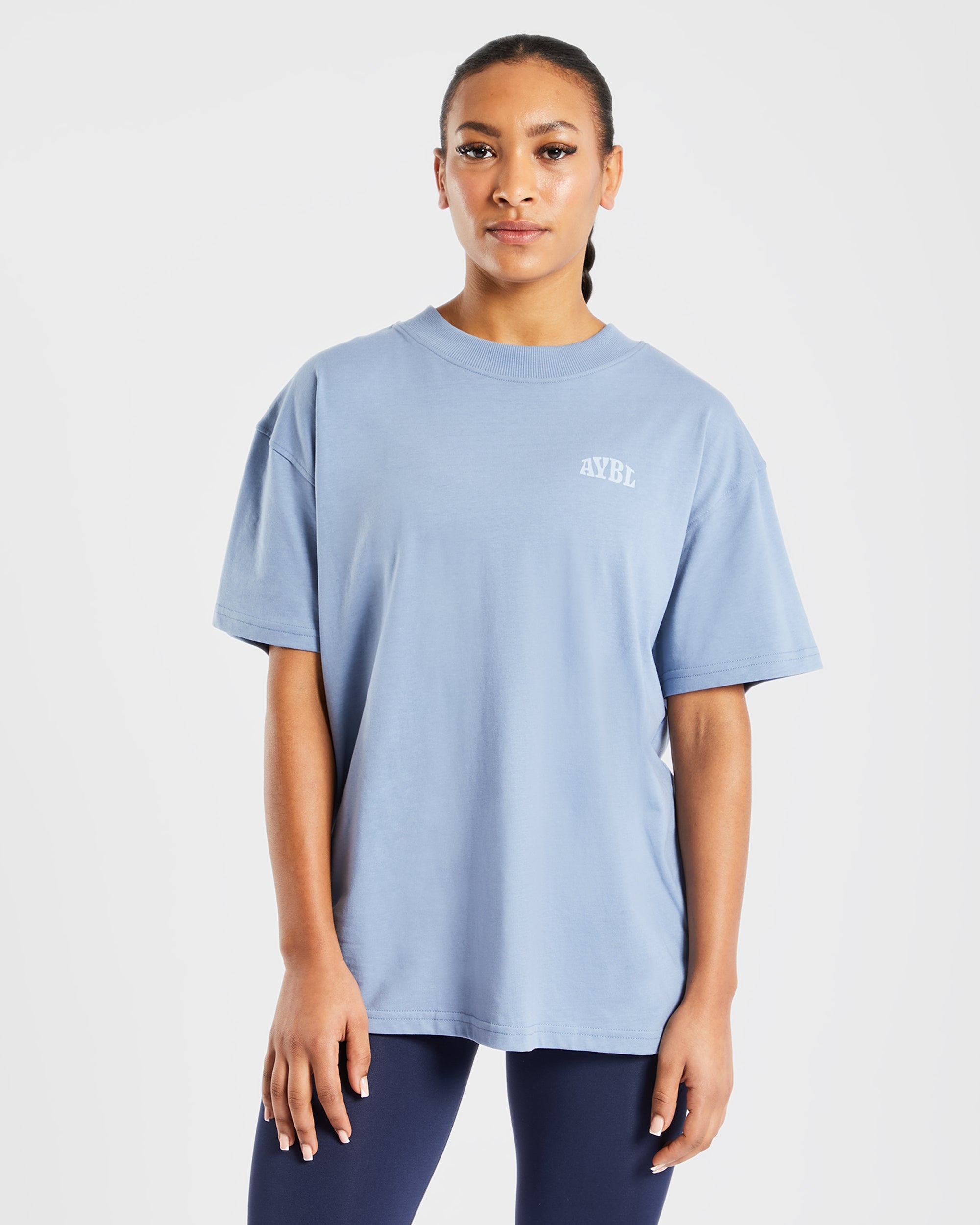 Mind Over Matter Oversized T Shirt - Blue