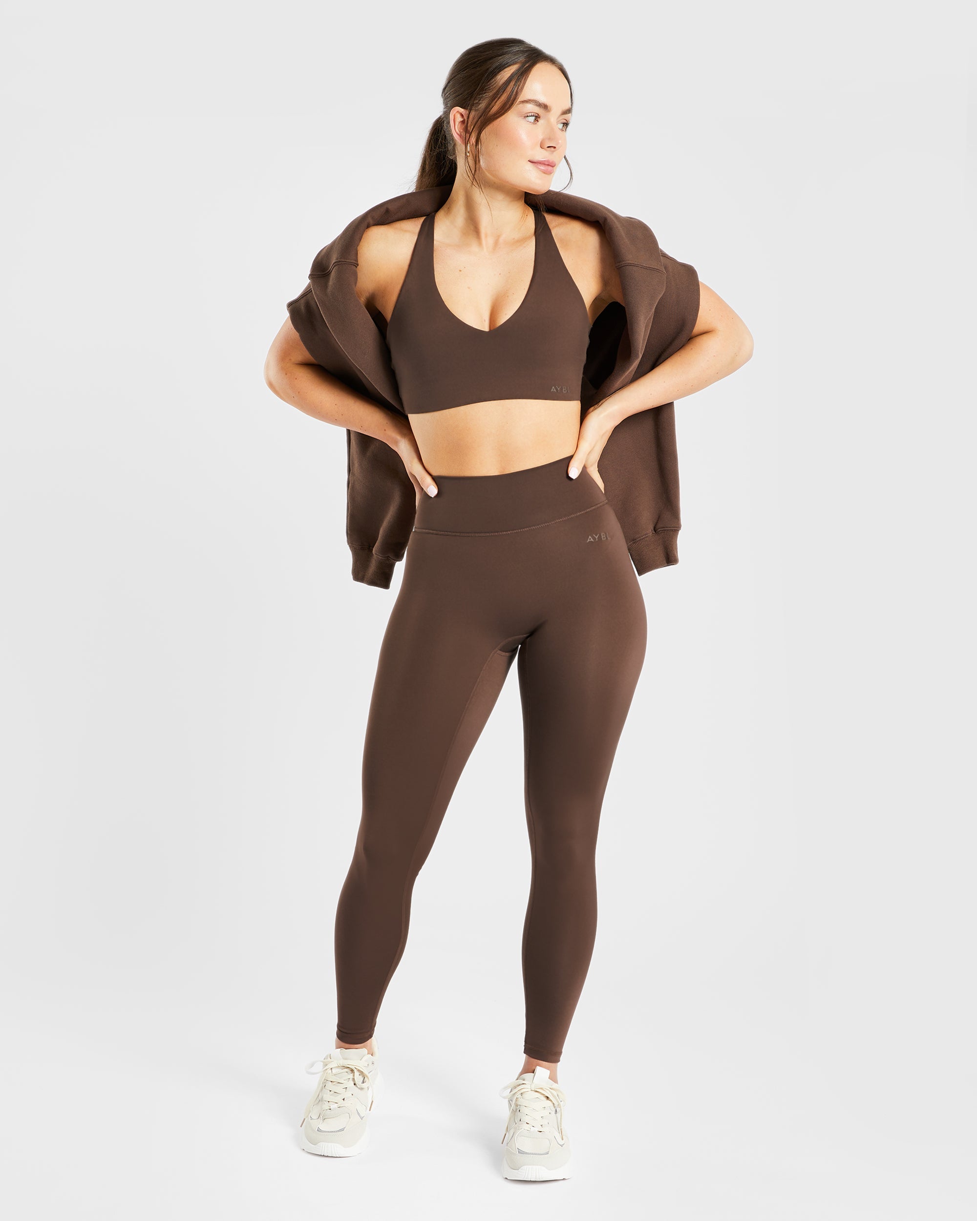 Staple Sports Bra - Brown