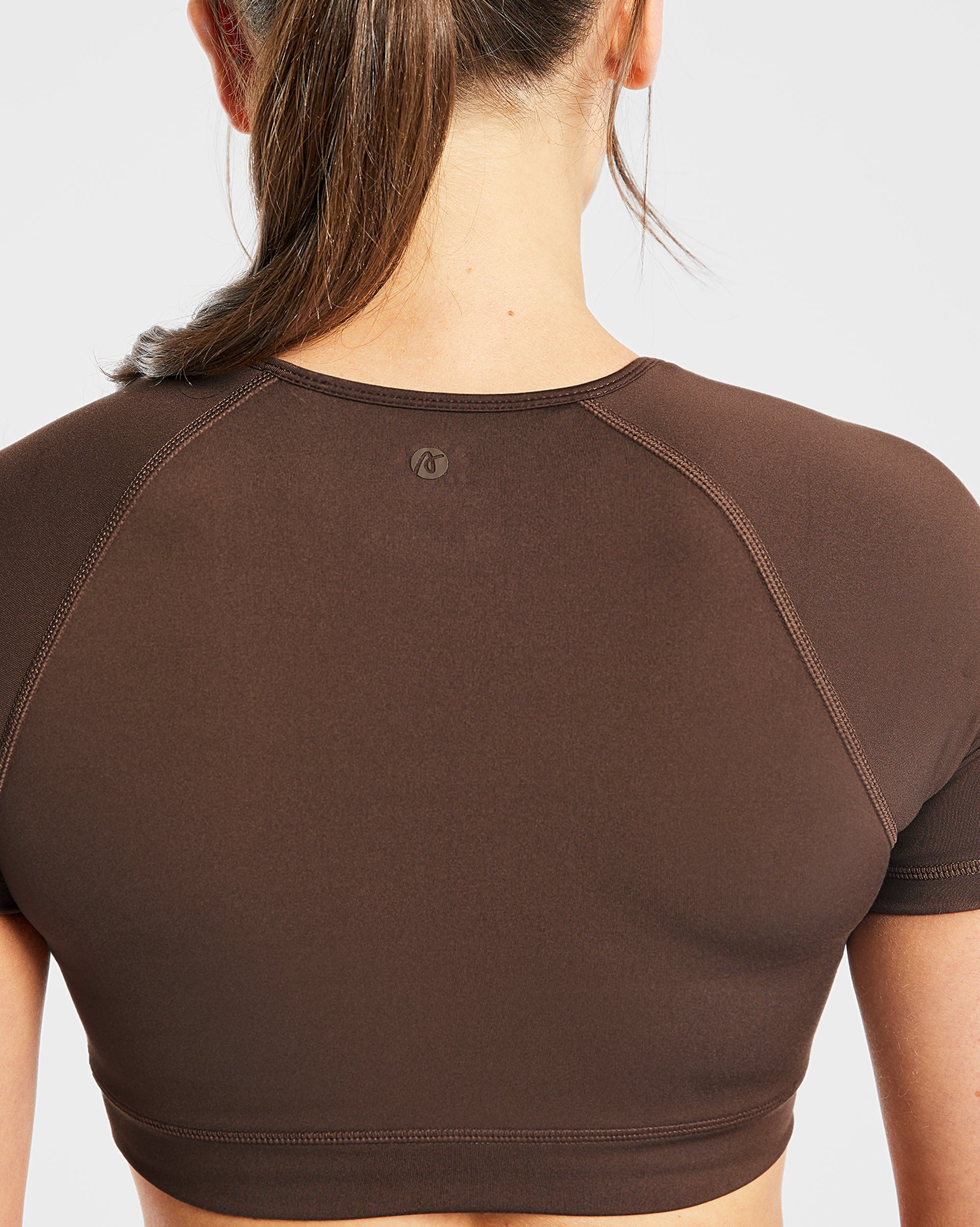 Staple Crop Top - Brown