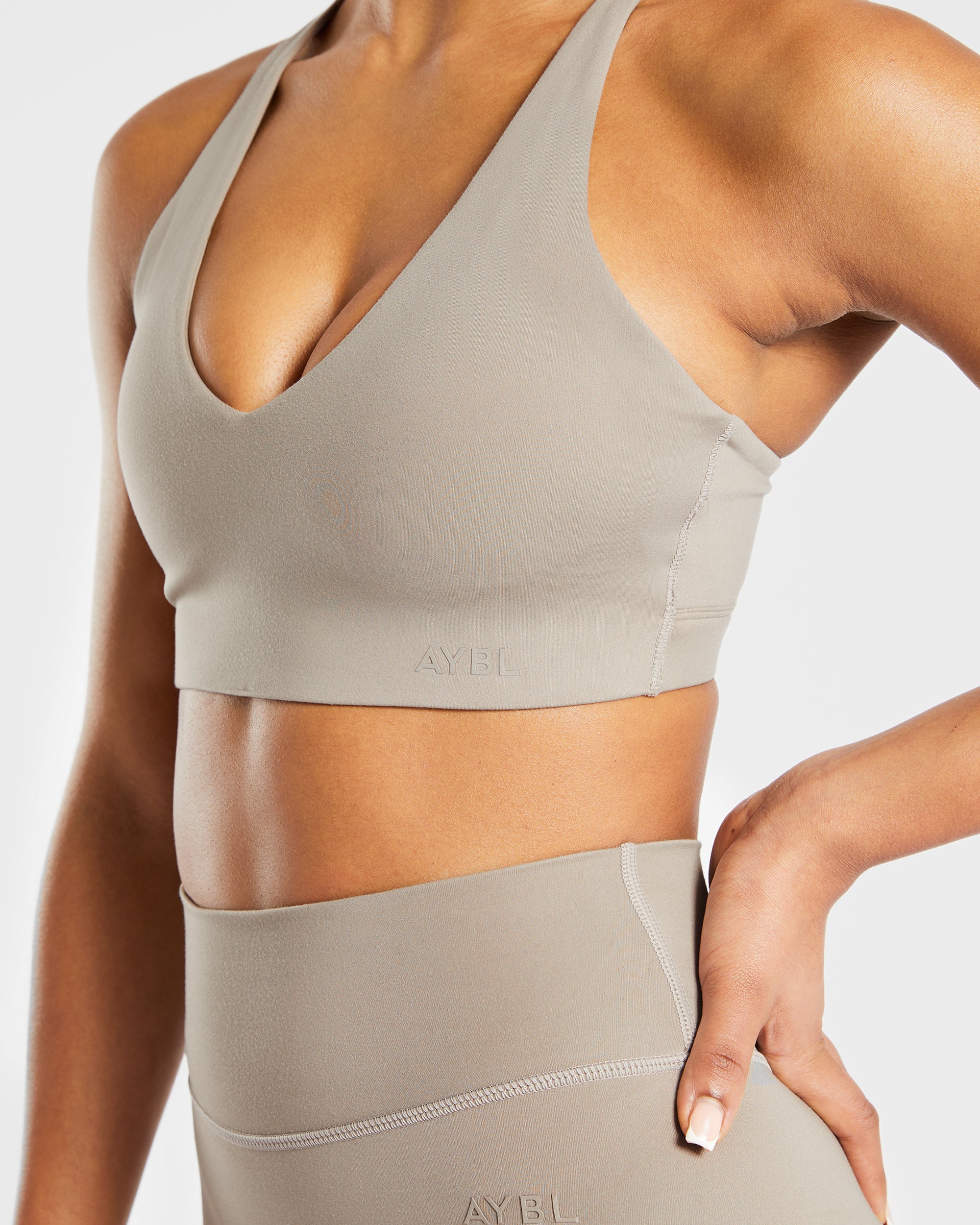 Staple Sports Bra - Muted Taupe