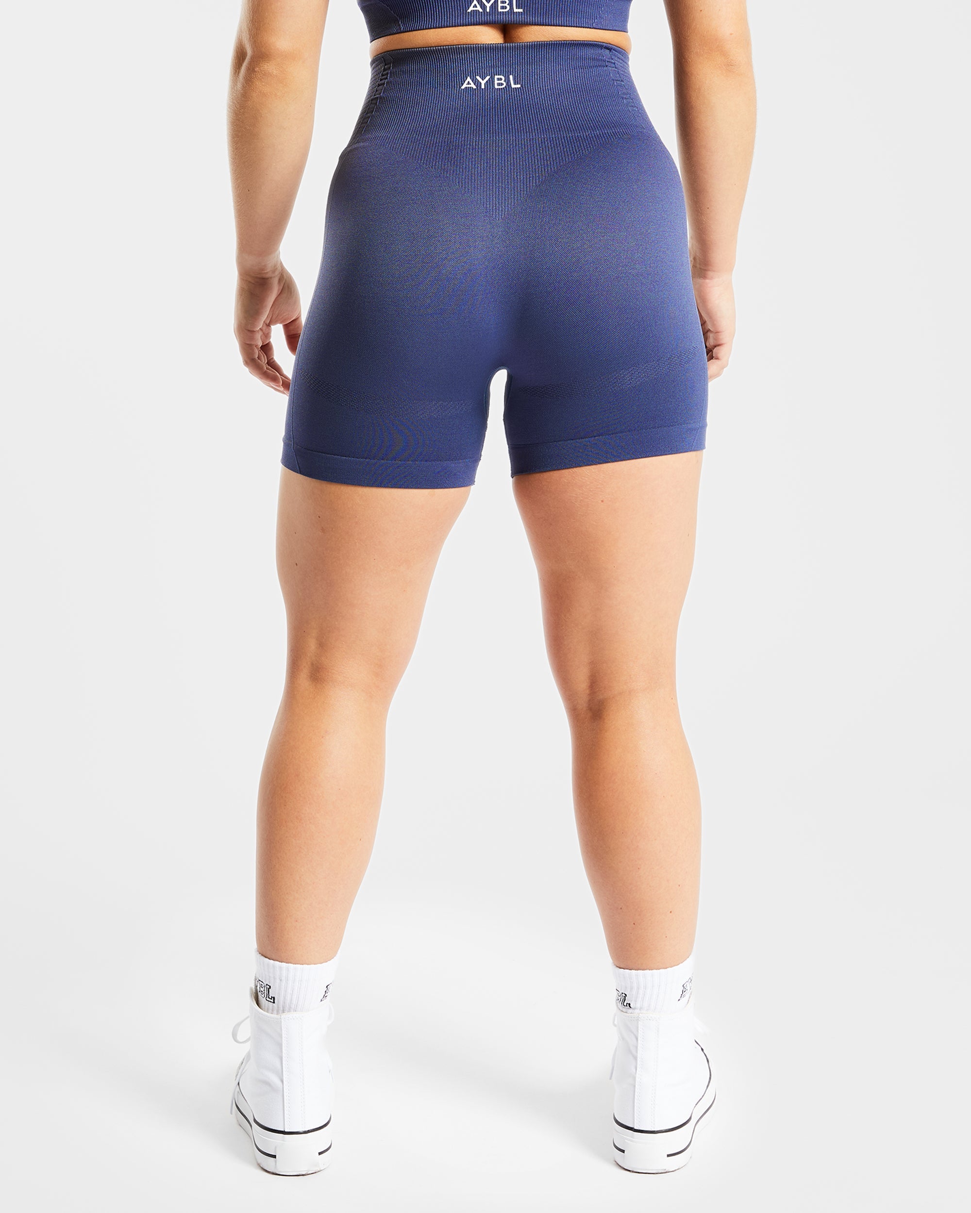 Balance V2 Seamless Shorts - Navy Blue