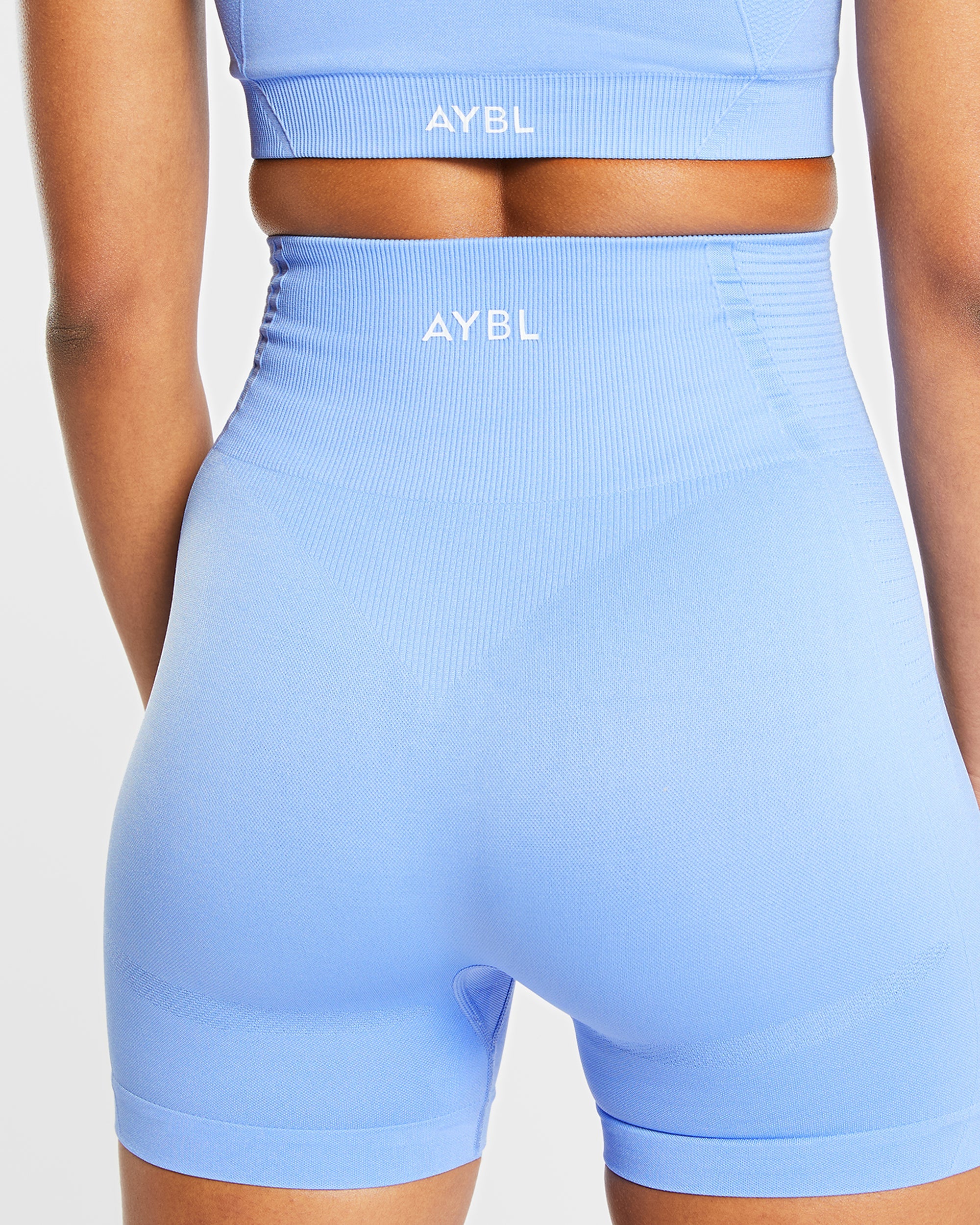 Balance V2 Seamless Shorts - Chambray Blue