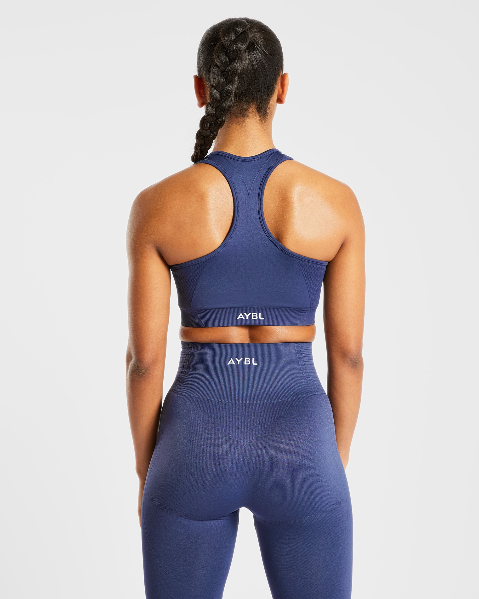 Balance V2 Seamless Sports Bra - Navy Blue