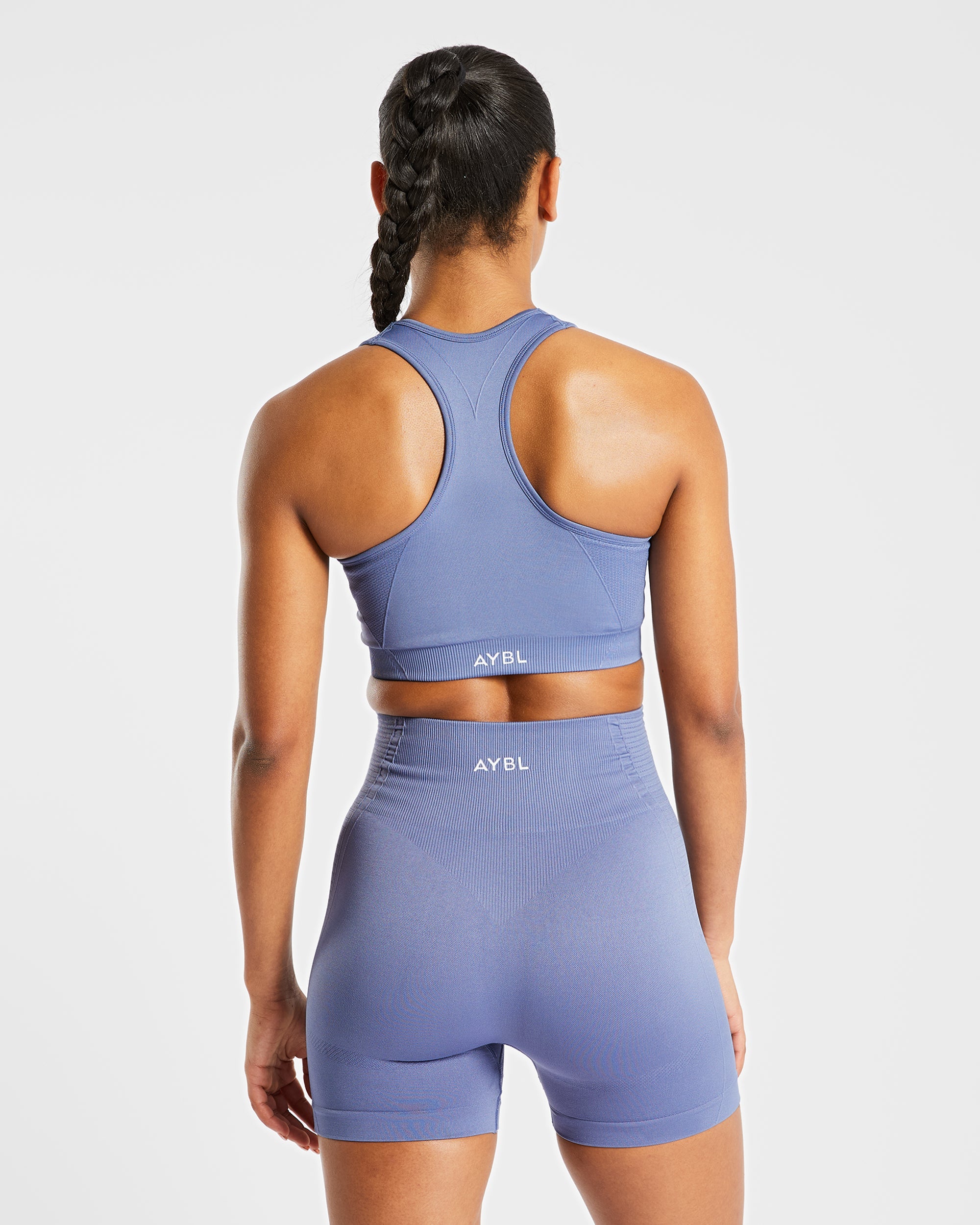 Balance V2 Seamless Sports Bra - Steel Blue