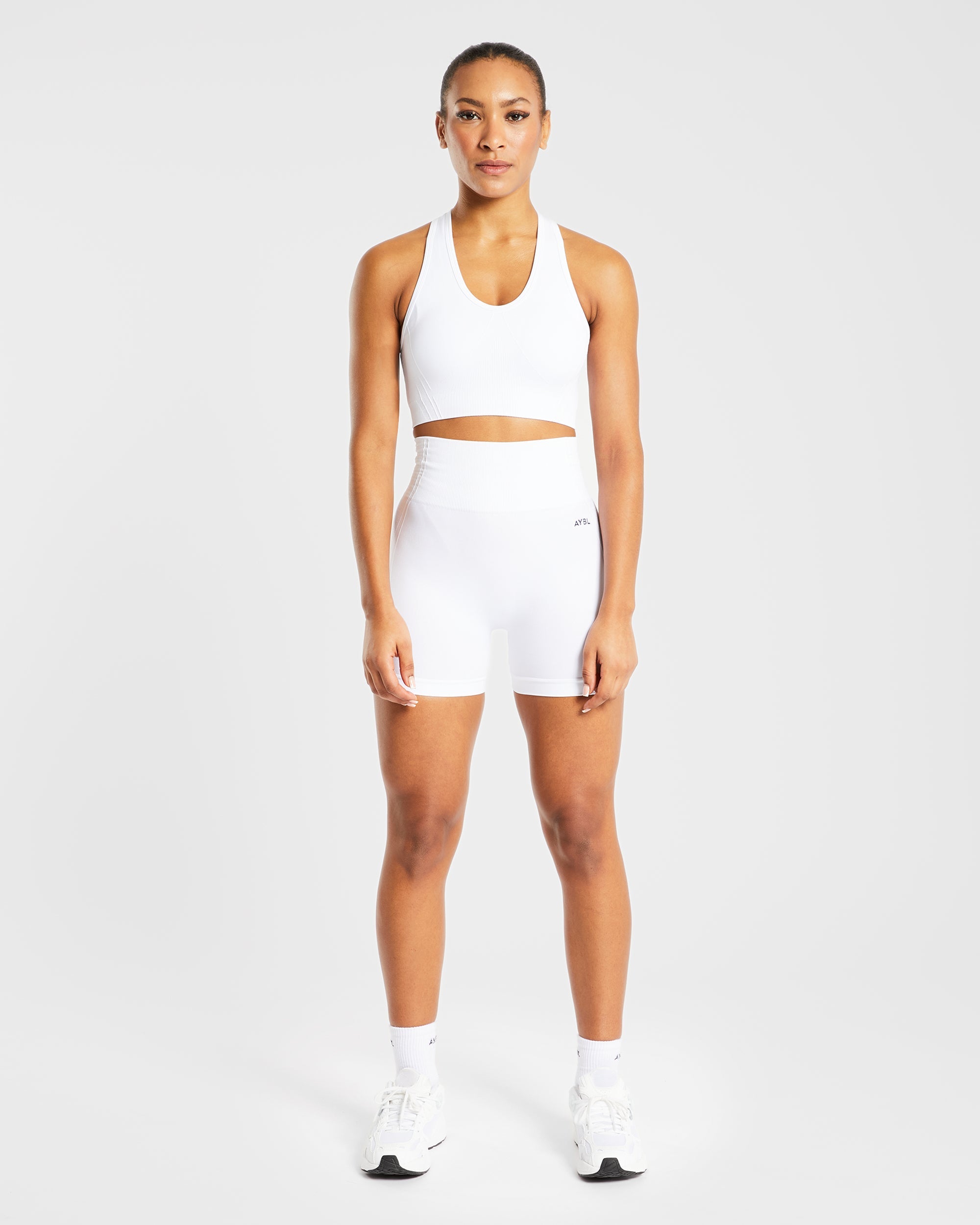 Balance V2 Seamless Shorts - White