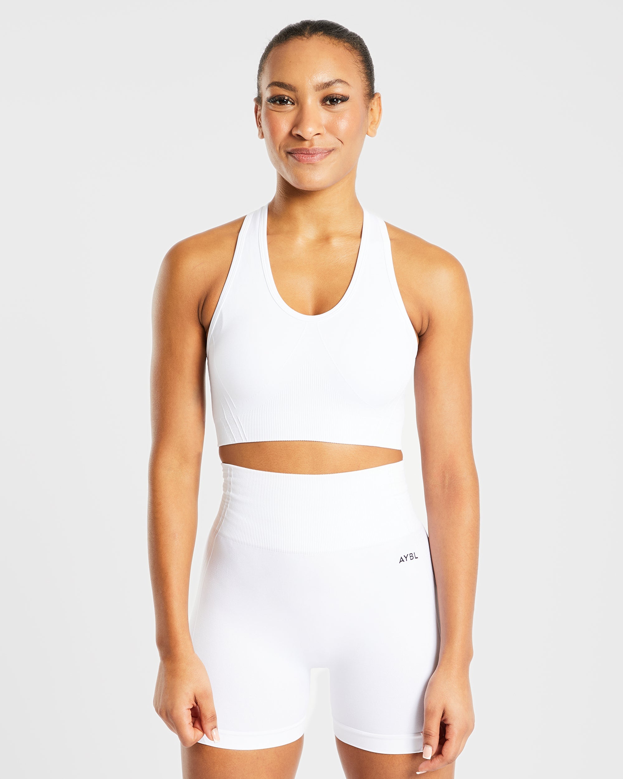 Balance V2 Seamless Sports Bra - White