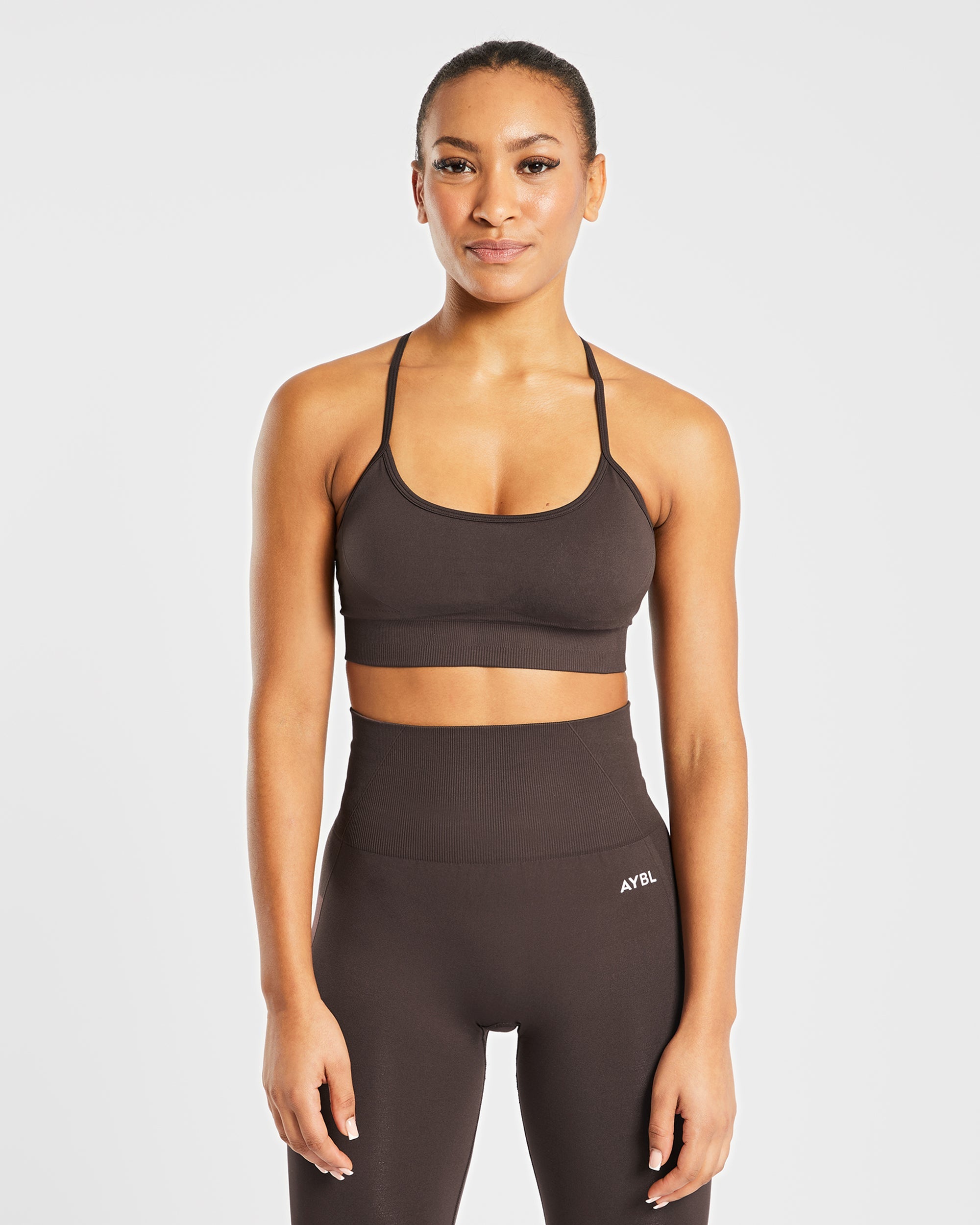 Empower Seamless Sports Bra - Cocoa Brown