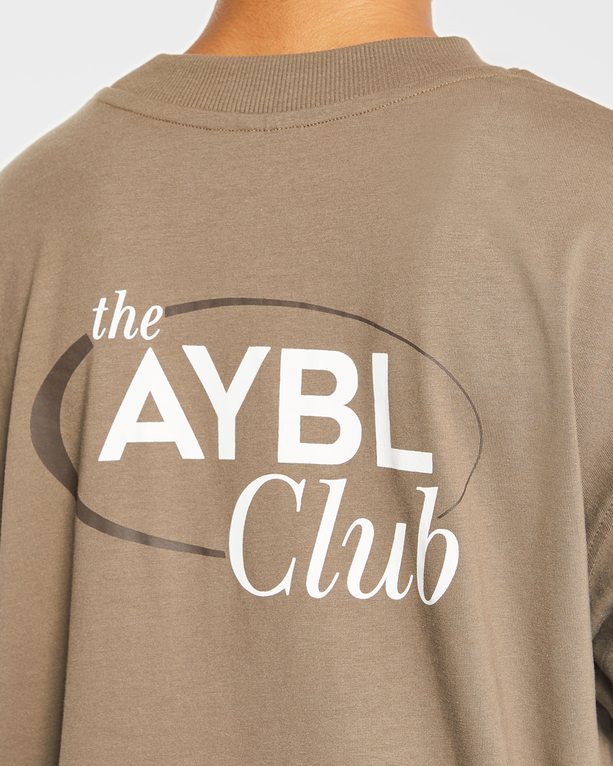 AYBL Club Oversized T Shirt - Brown