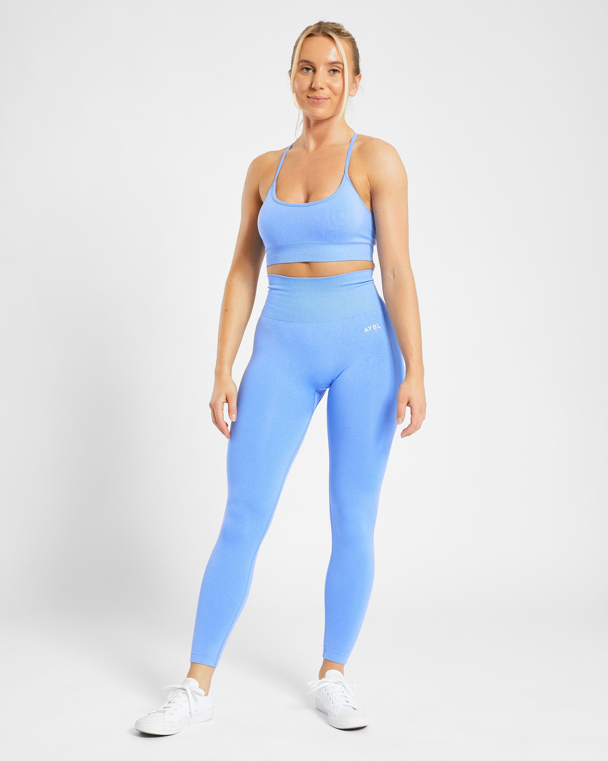 Empower Seamless Leggings - Spring Blue Marl