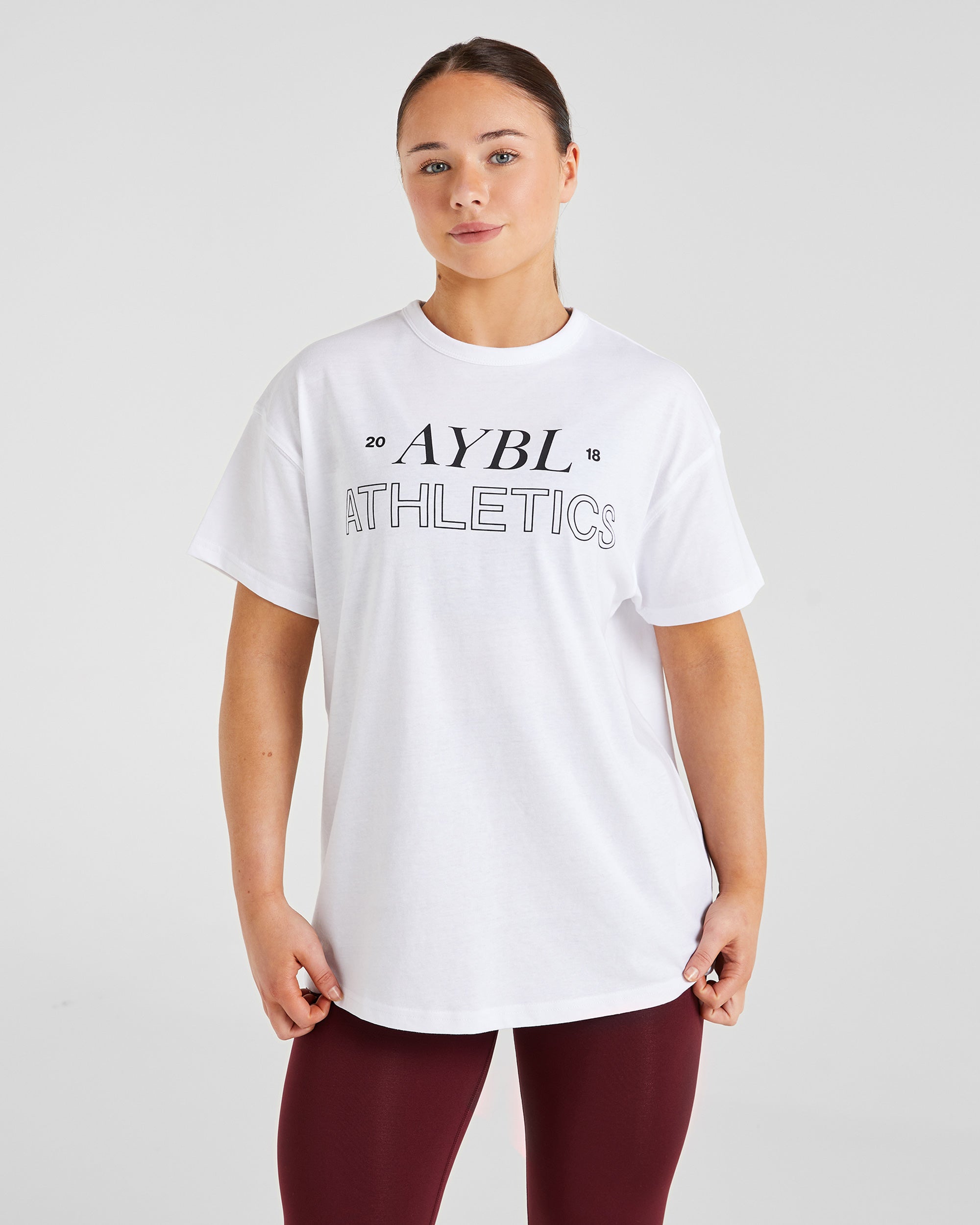 Athletics 18 Oversized T Shirt - White