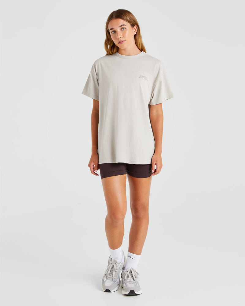 AYBL Athletics Oversized T Shirt - Beige – AYBL USA