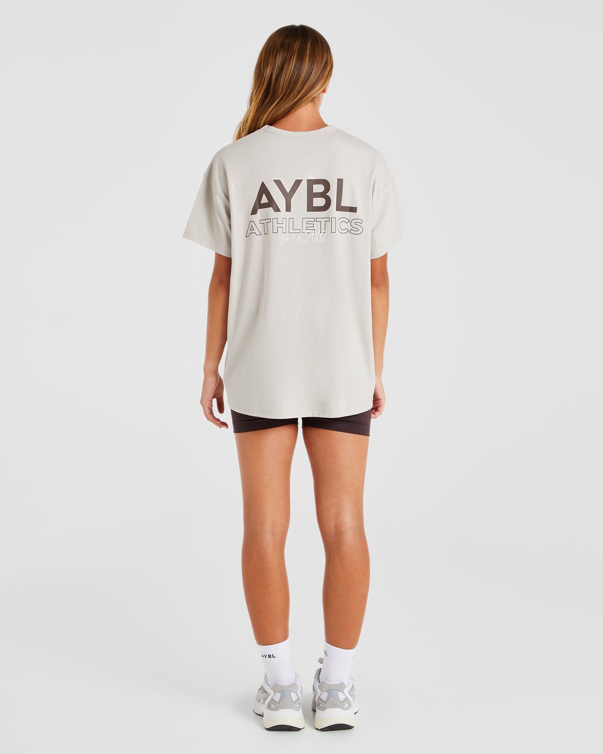 AYBL Athletics Oversized T Shirt - Beige