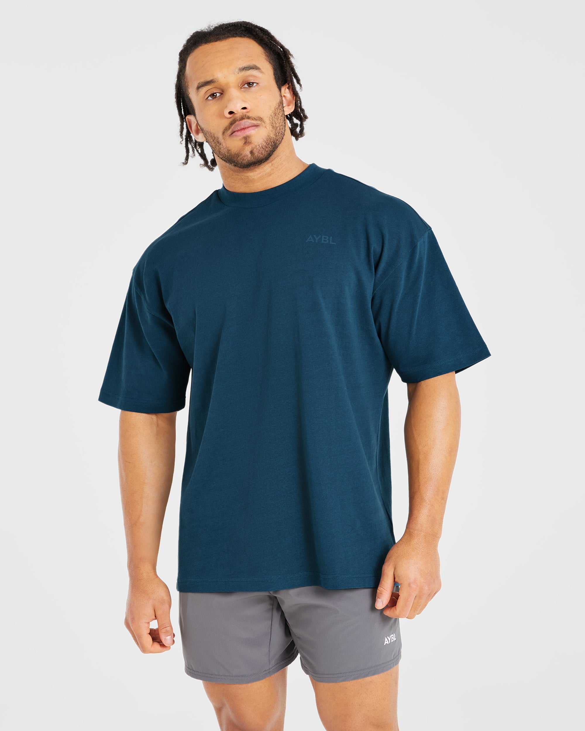 Essential Oversized T Shirt - Marine Blue