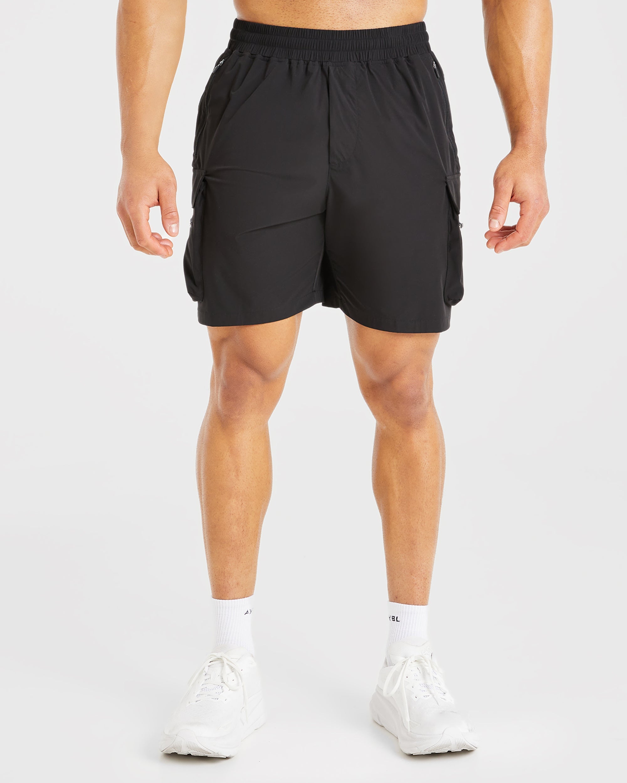 Sport Cargo Shorts - Black