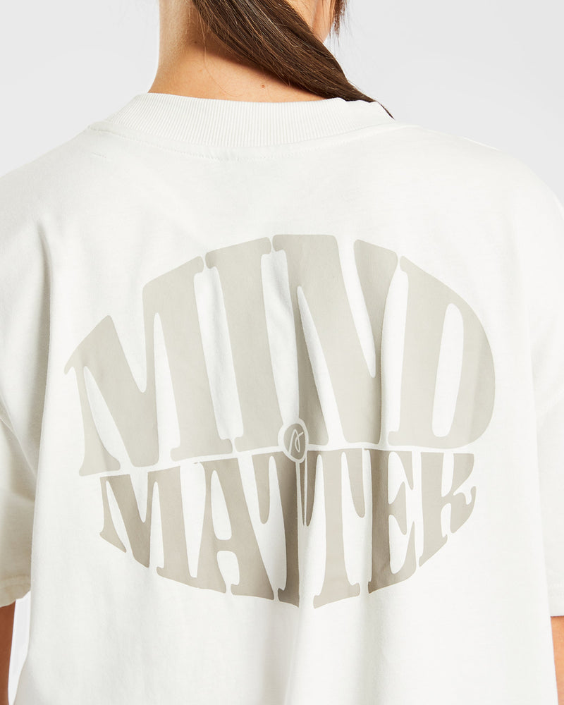 Mind Over Matter Oversized T Shirt - Beige/Brown – AYBL USA