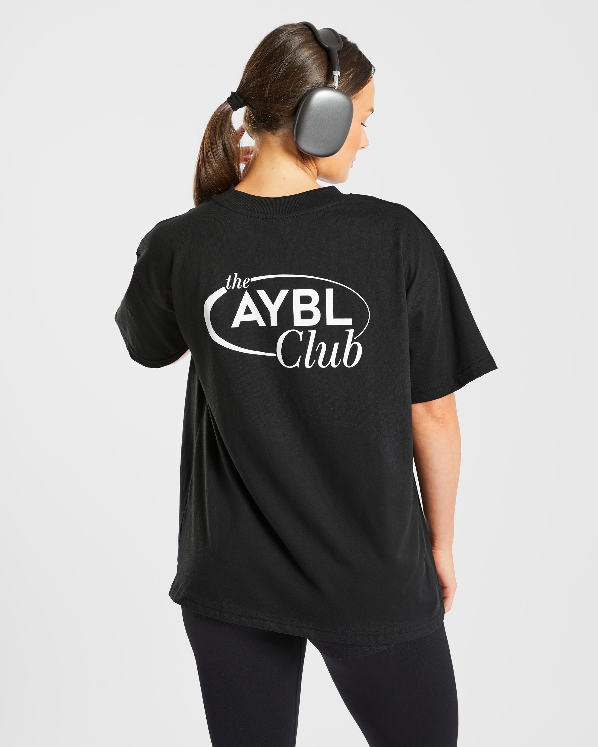 AYBL Club Oversized T Shirt - Black