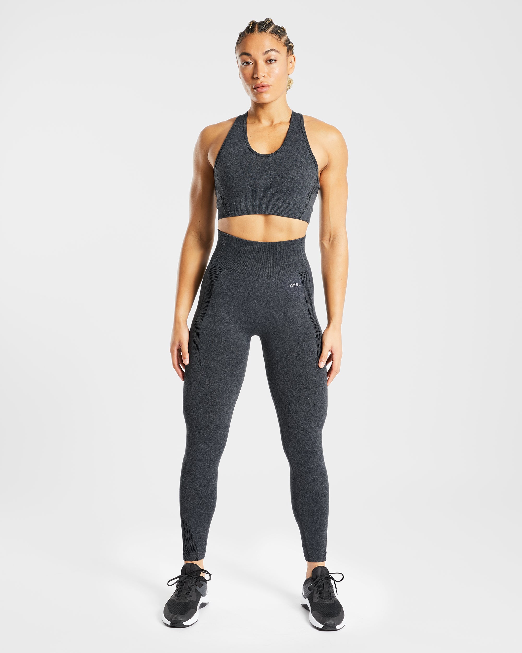 Balance V2 Seamless Leggings - Speckle Black