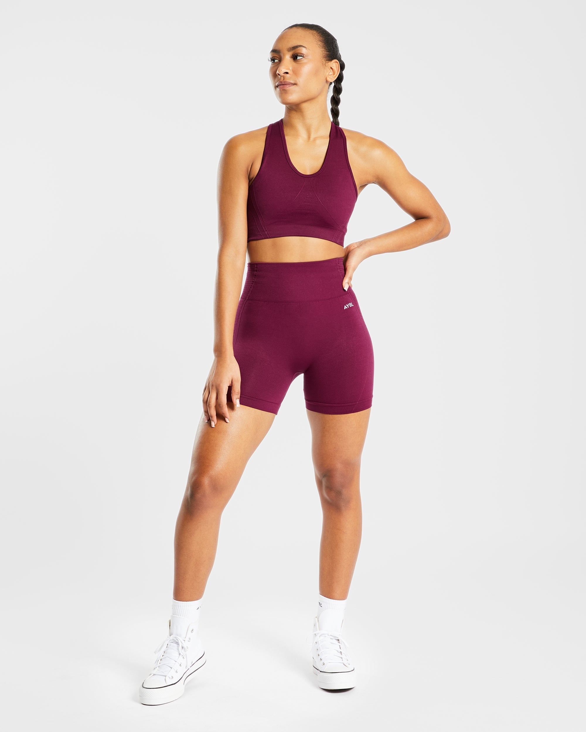 Balance V2 Seamless Sports Bra - Purple Wine