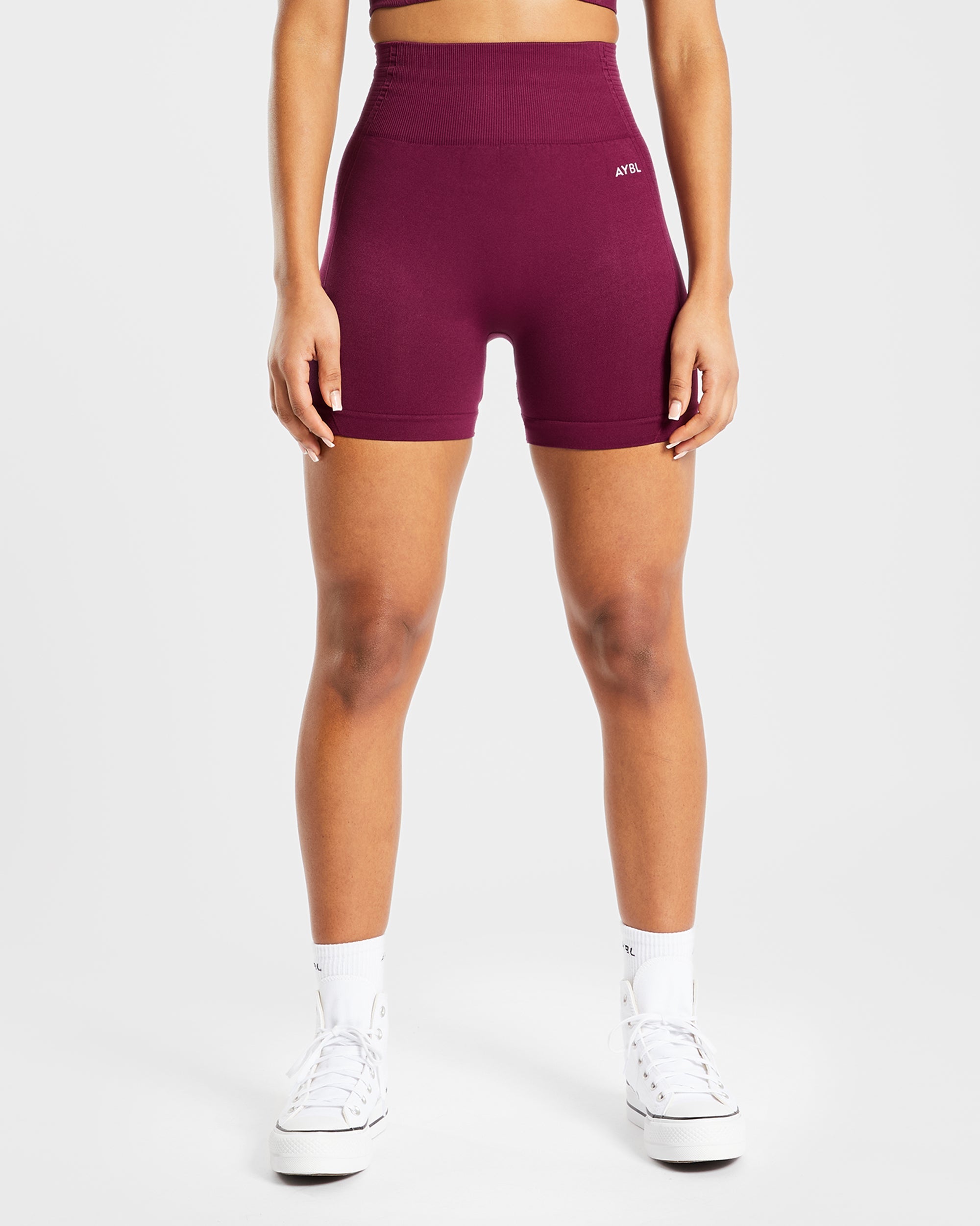 Balance V2 Seamless Shorts - Purple Wine